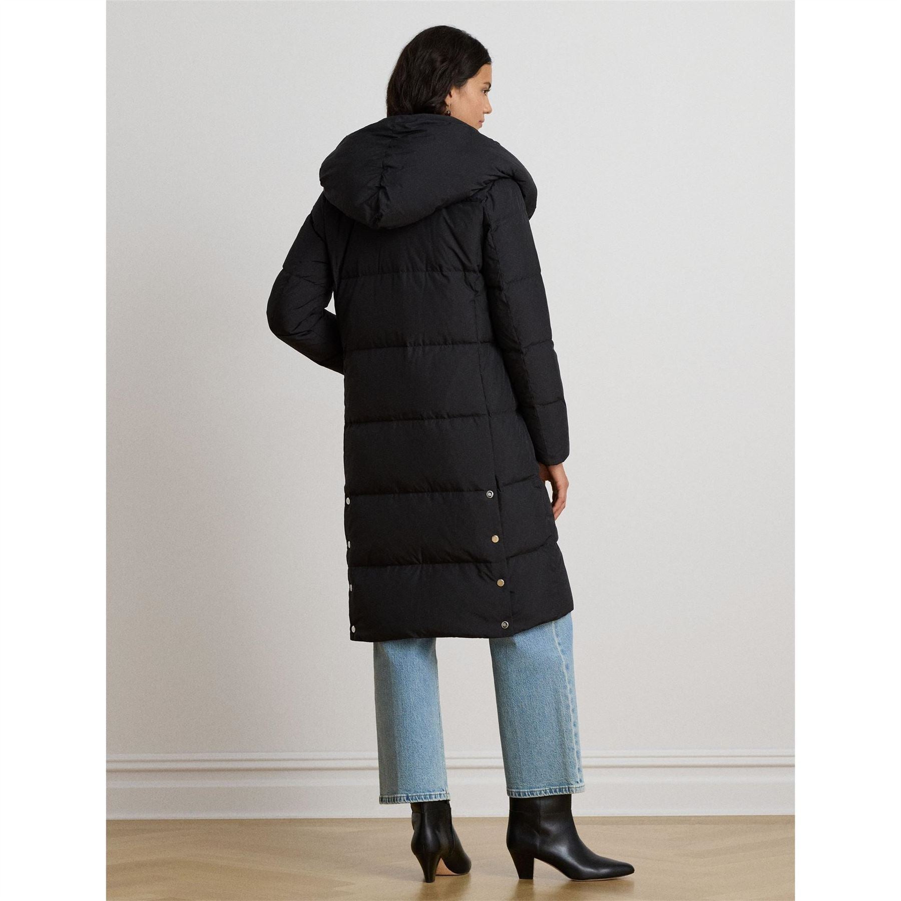 Lauren by Ralph Lauren Vesty Longline Hooded Puffer Jacket
