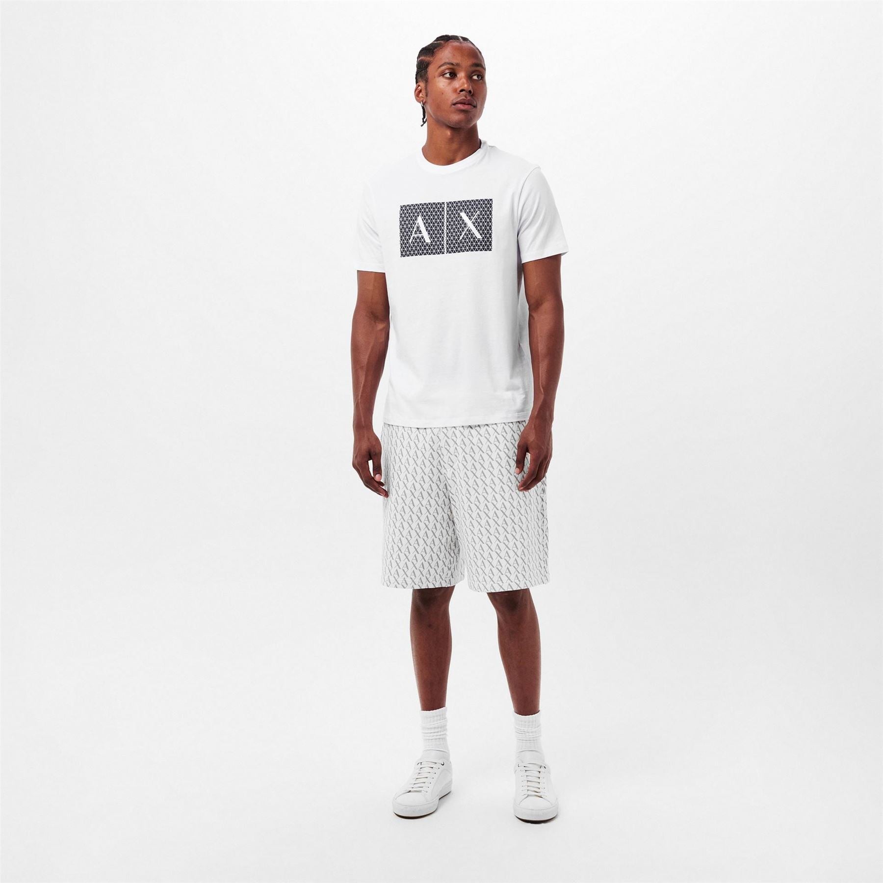 Armani Exchange Regular Fit Exchange Bermuda Shorts