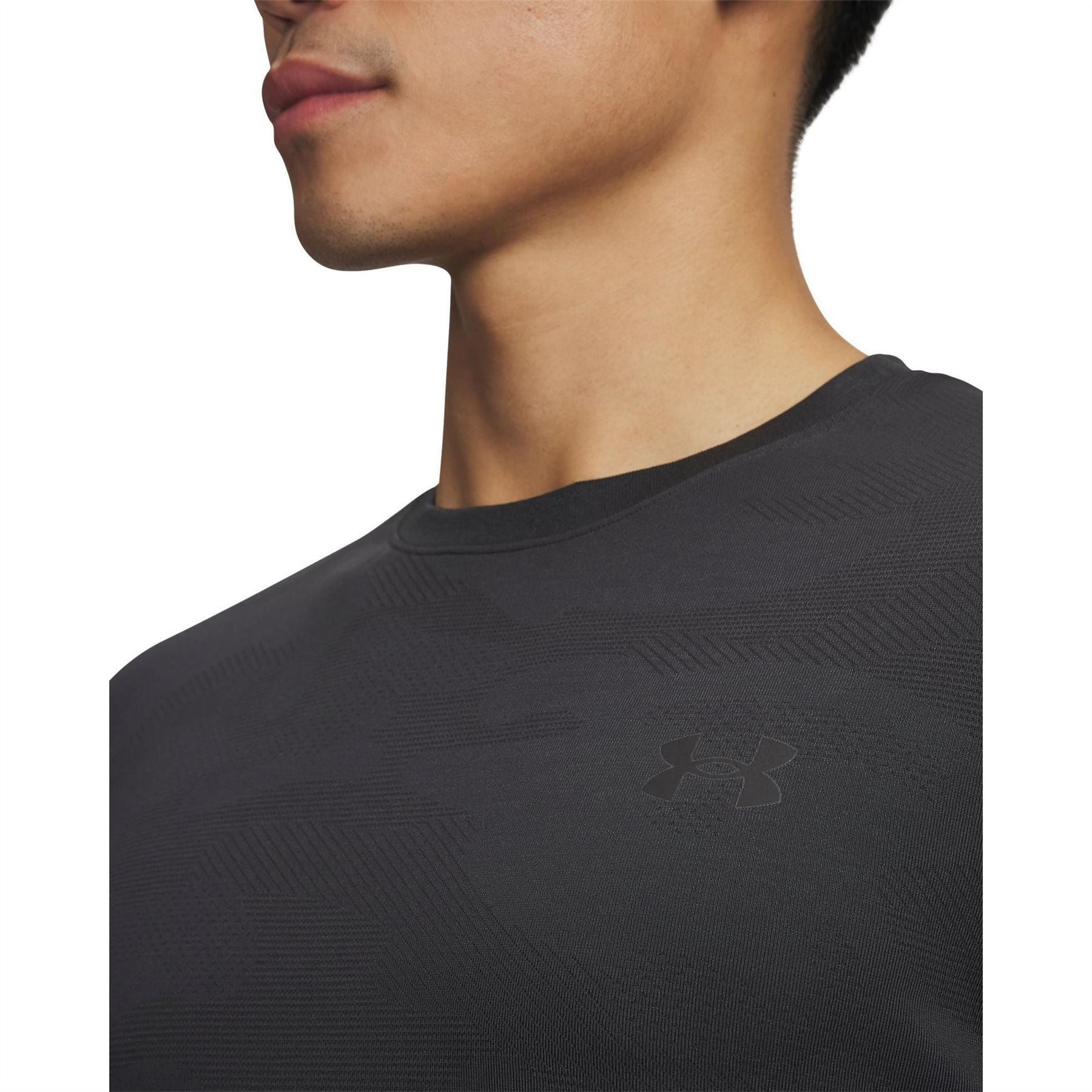 Under Armour Seamless Camo Short Sleeve Performance Gym Top