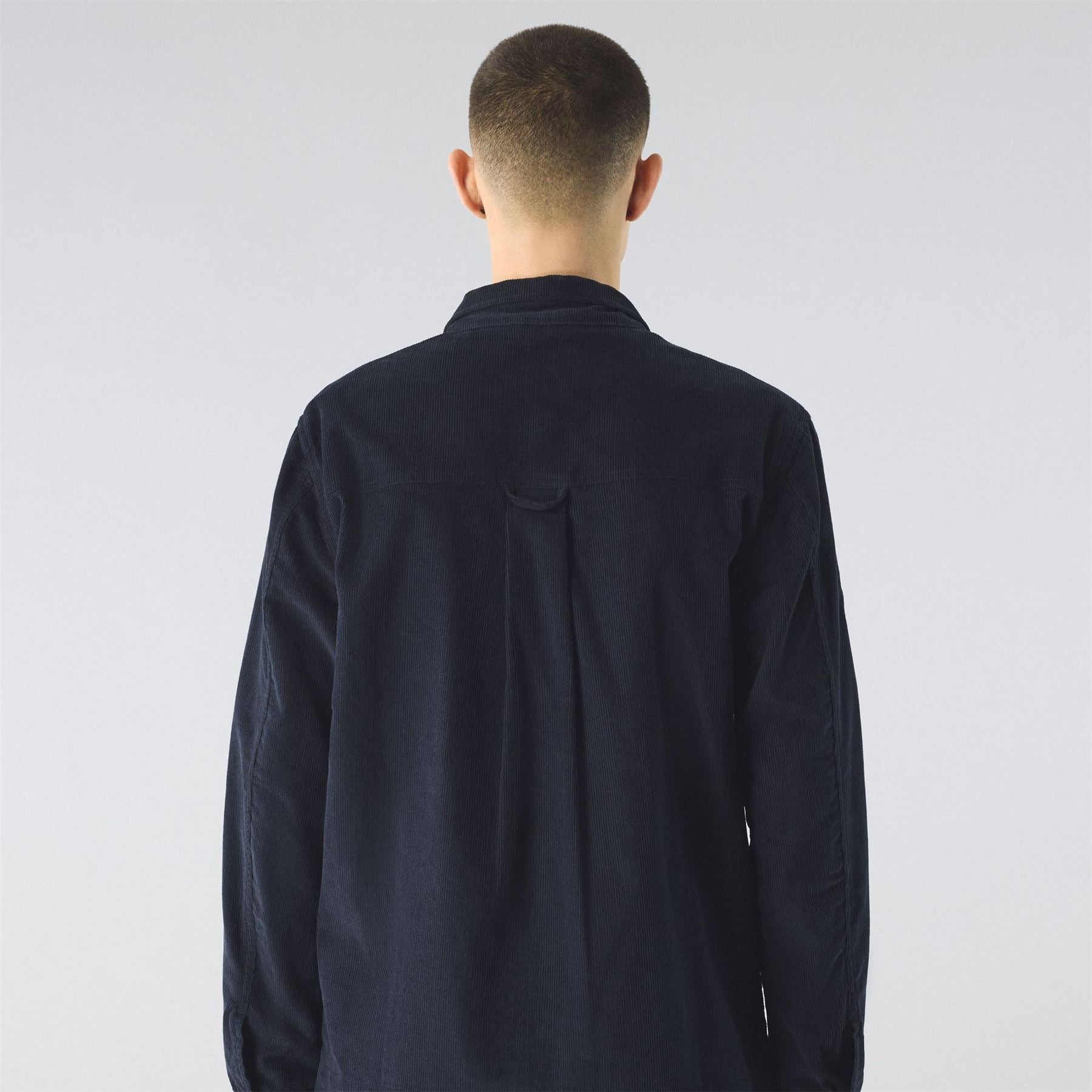 Pretty Green Cord Full Zip Long Sleeve Overshirt