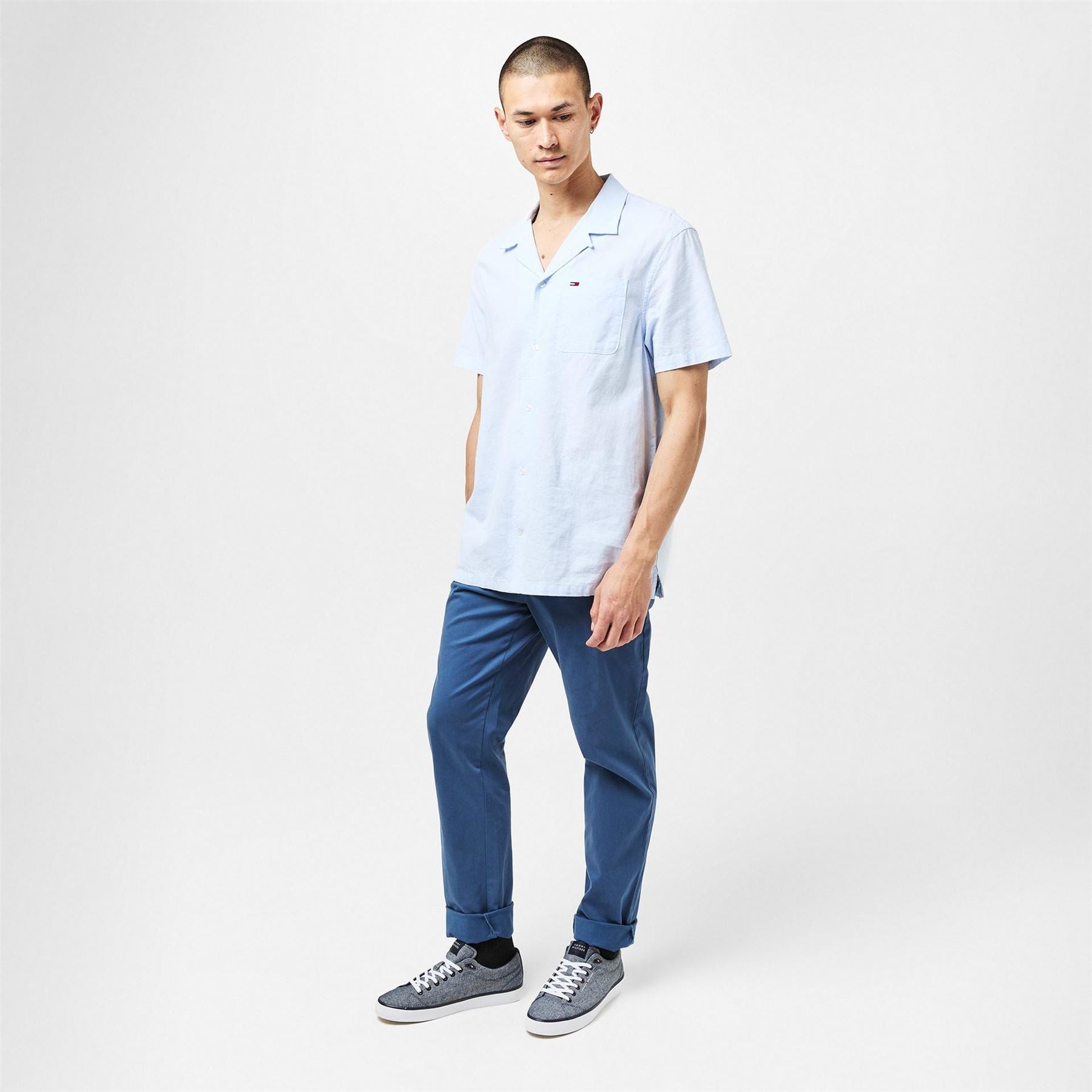 Tommy Hilfiger Chambray Canvasas Trainers
