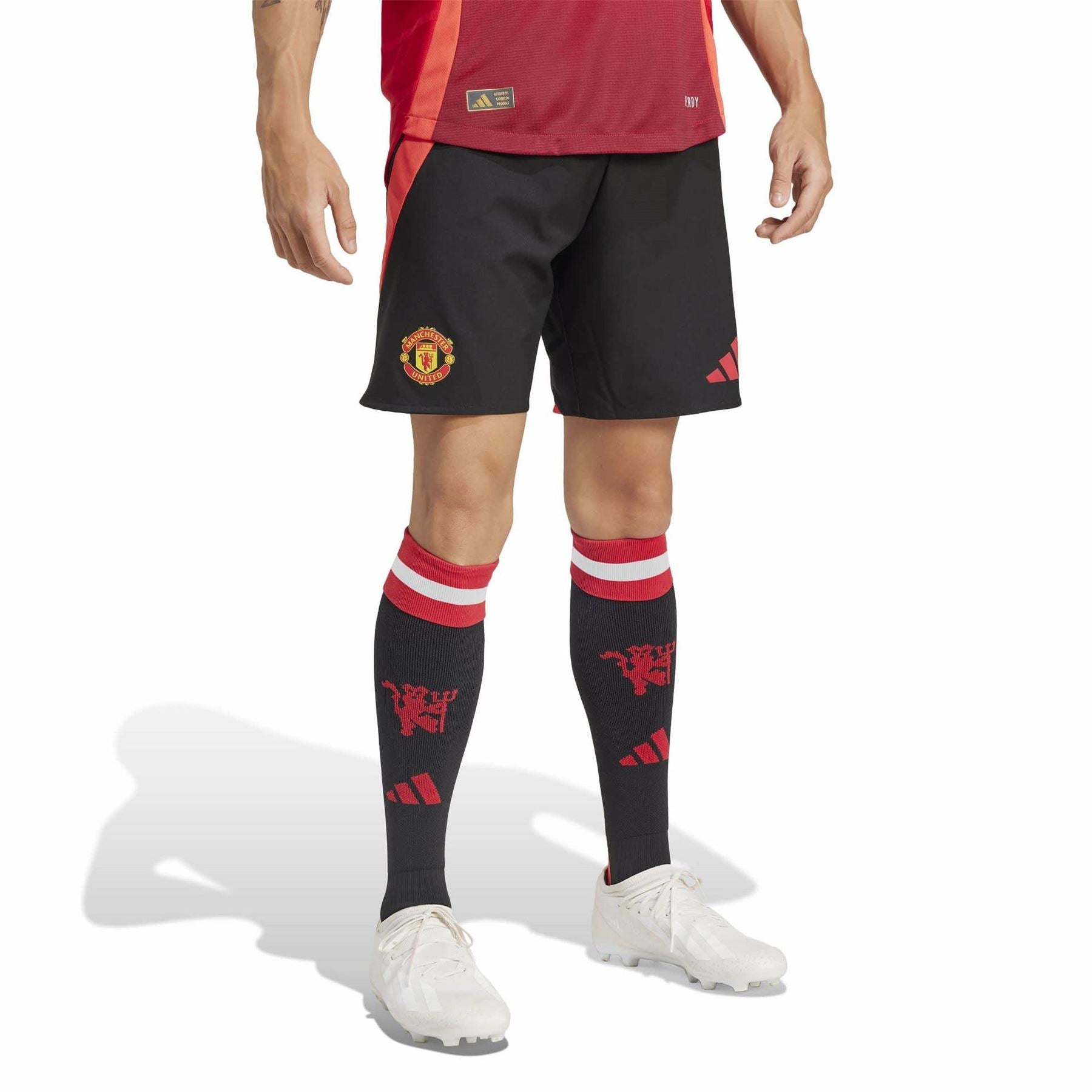 adidas Manchester United 2024 2025 Home Authentic Shorts
