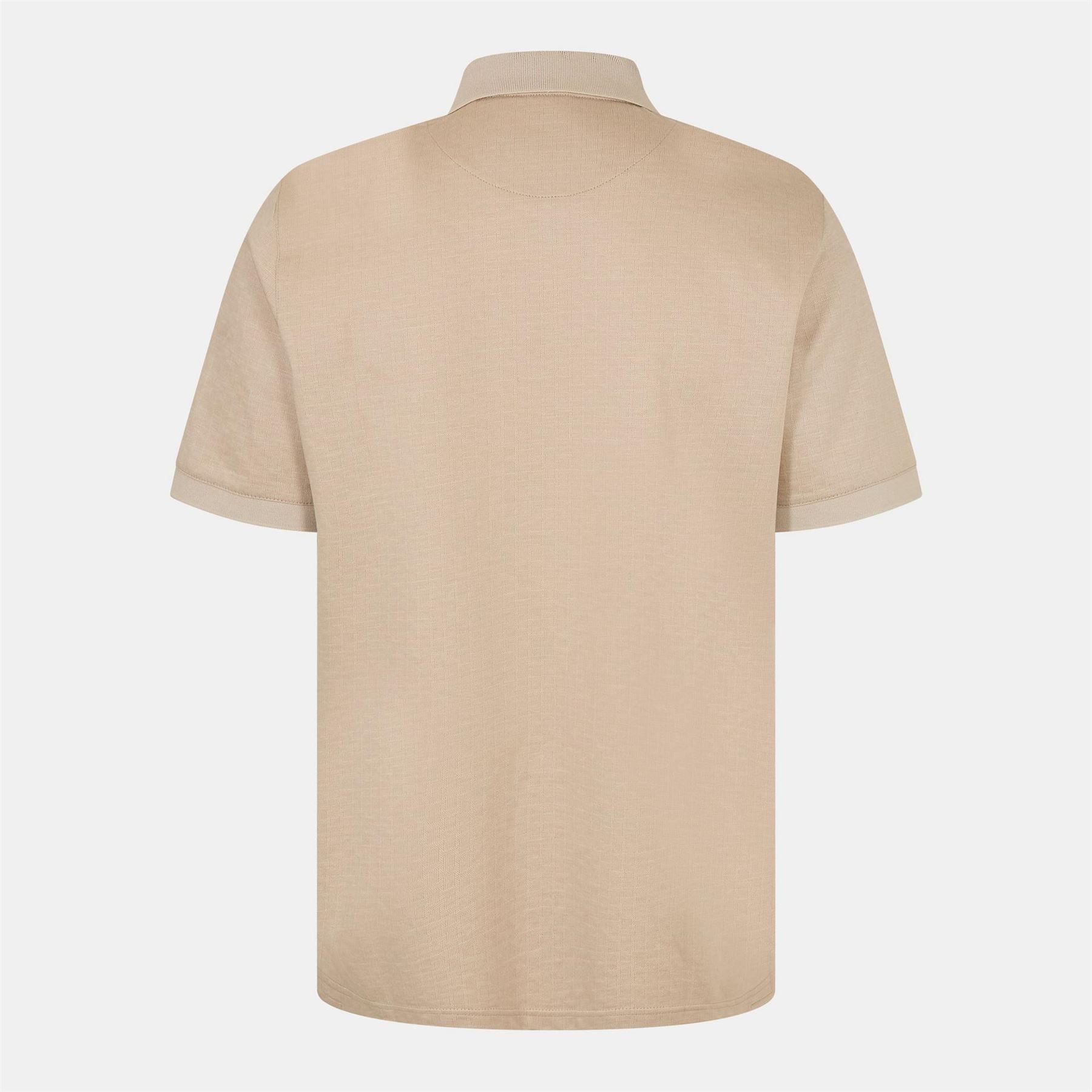 Ted Baker Auguso Jacquard Short Sleeve Polo Shirt