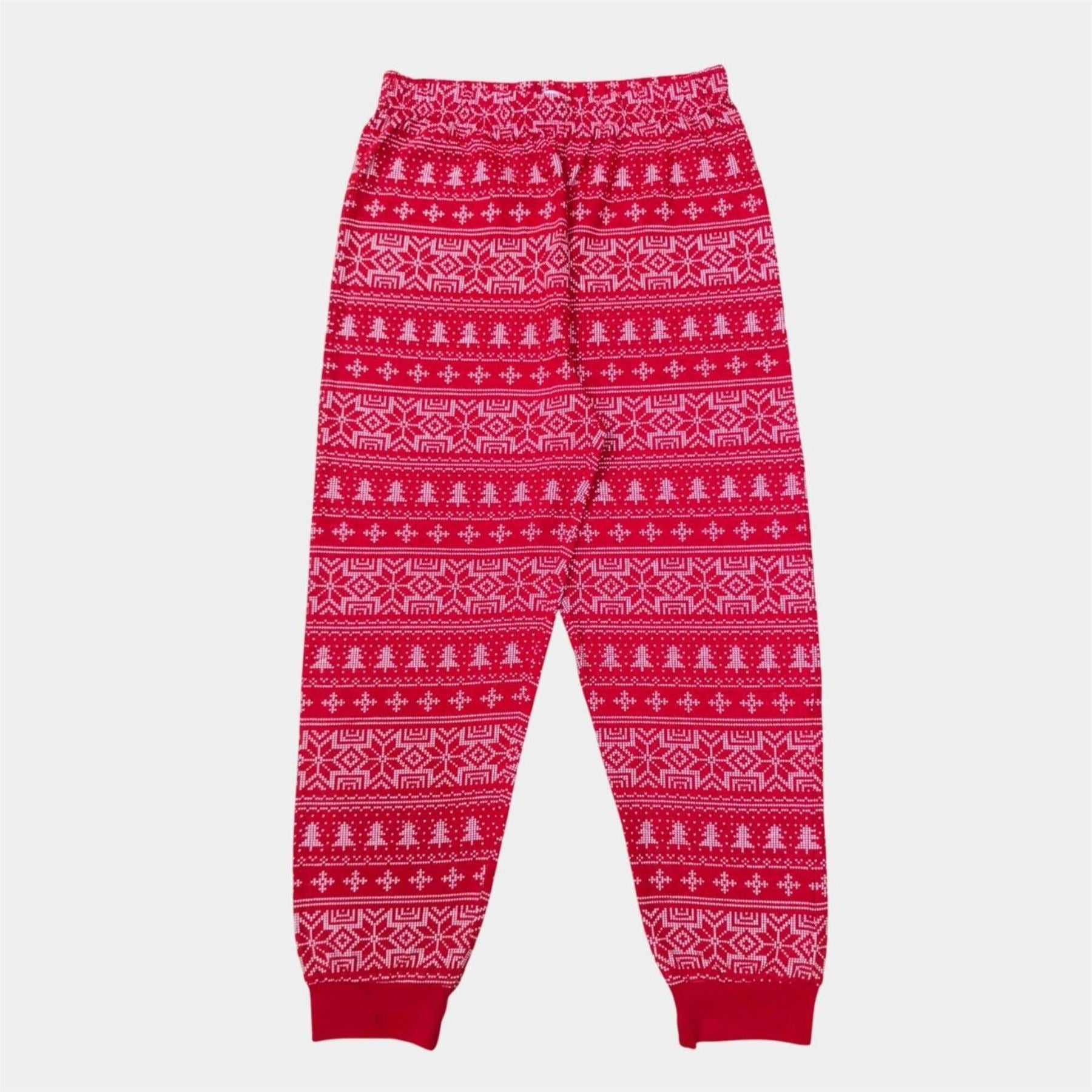 Linea Kids Fairisle Christmas Cotton Long Sleeve Pyjama Sets