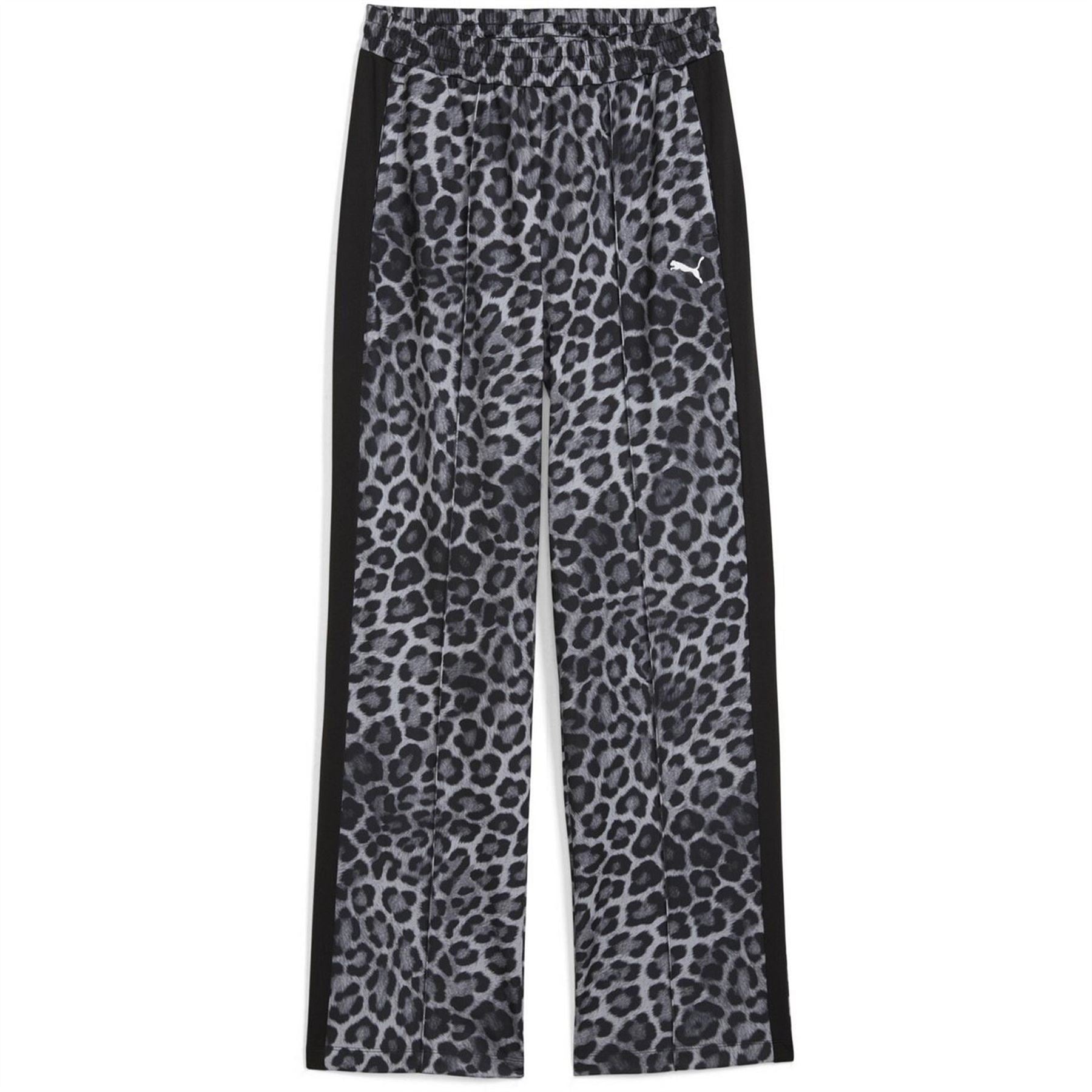 Puma Leo Luxe All Over Print Open Hem Woven Joggers