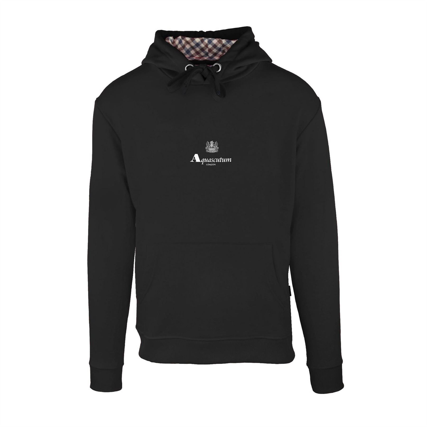 Aquascutum Hooded Neck Lacoste Lettering Sweatshirt