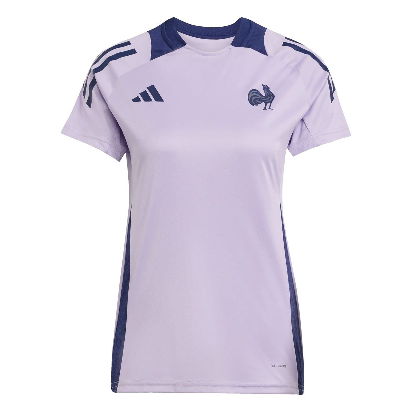 adidas Womens France Rugby Performance T-Shirt 2025