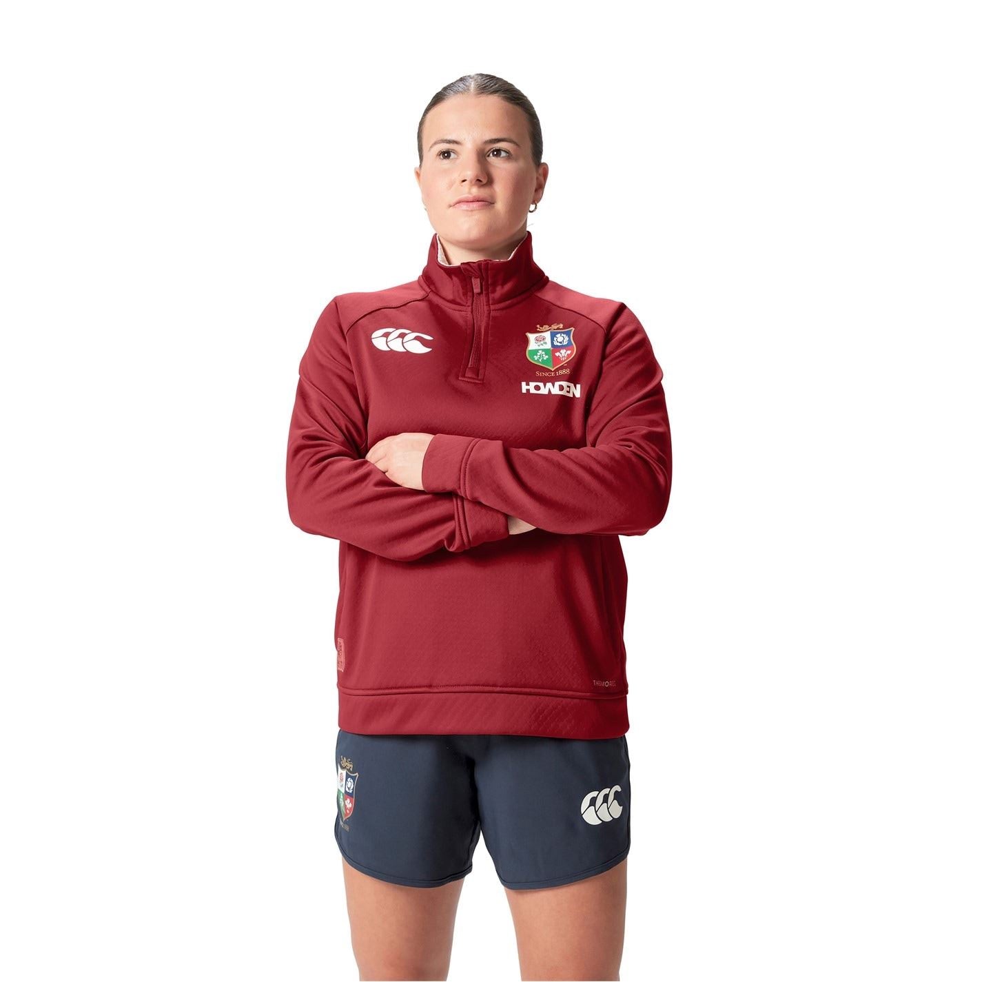 Canterbury Womens British And Irish Lions Quarter Zip Fleece 2025