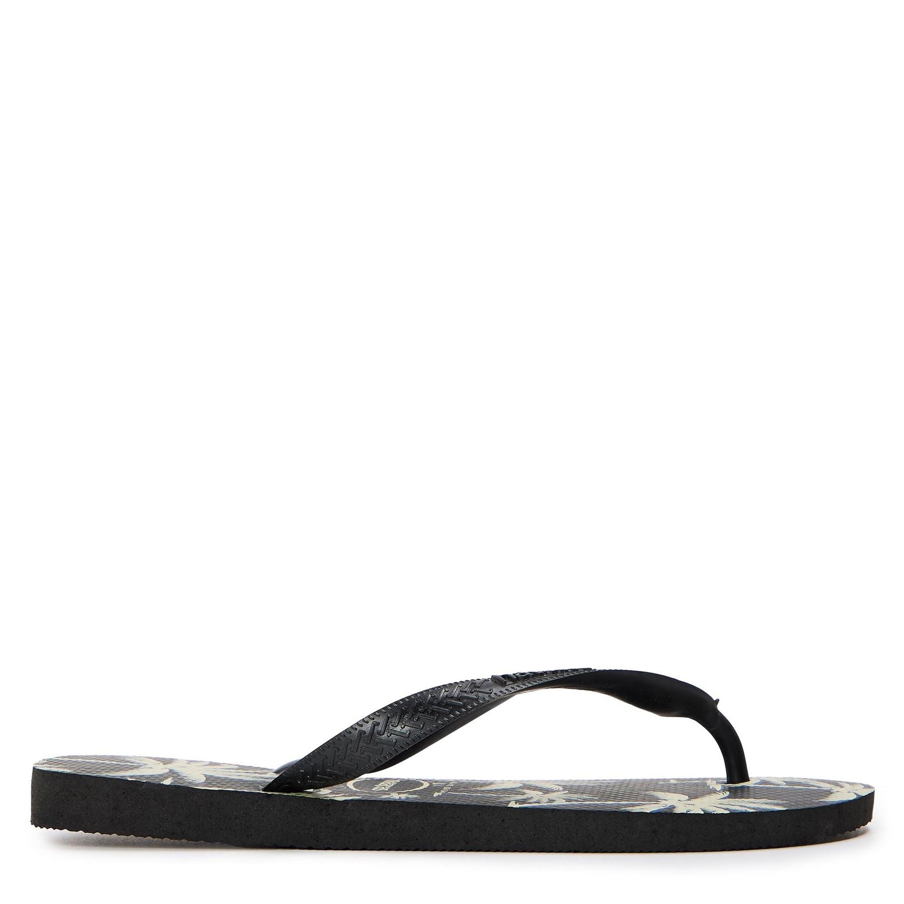 Havaianas Womens Hav. Aloha Black Black White 41 42 Flip Flops