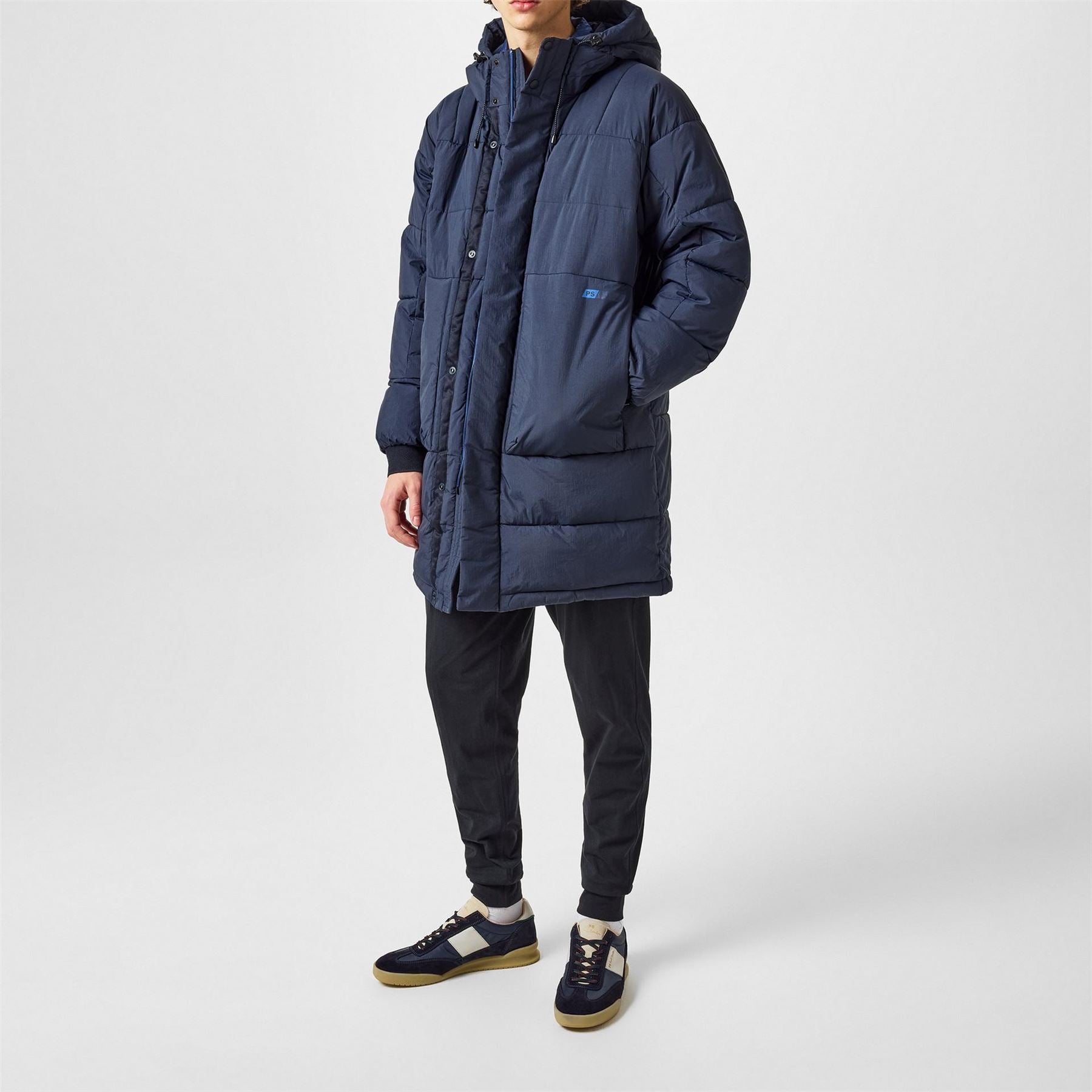 PS Paul Smith Recycled Hooded Long Sleeve Padded Parka