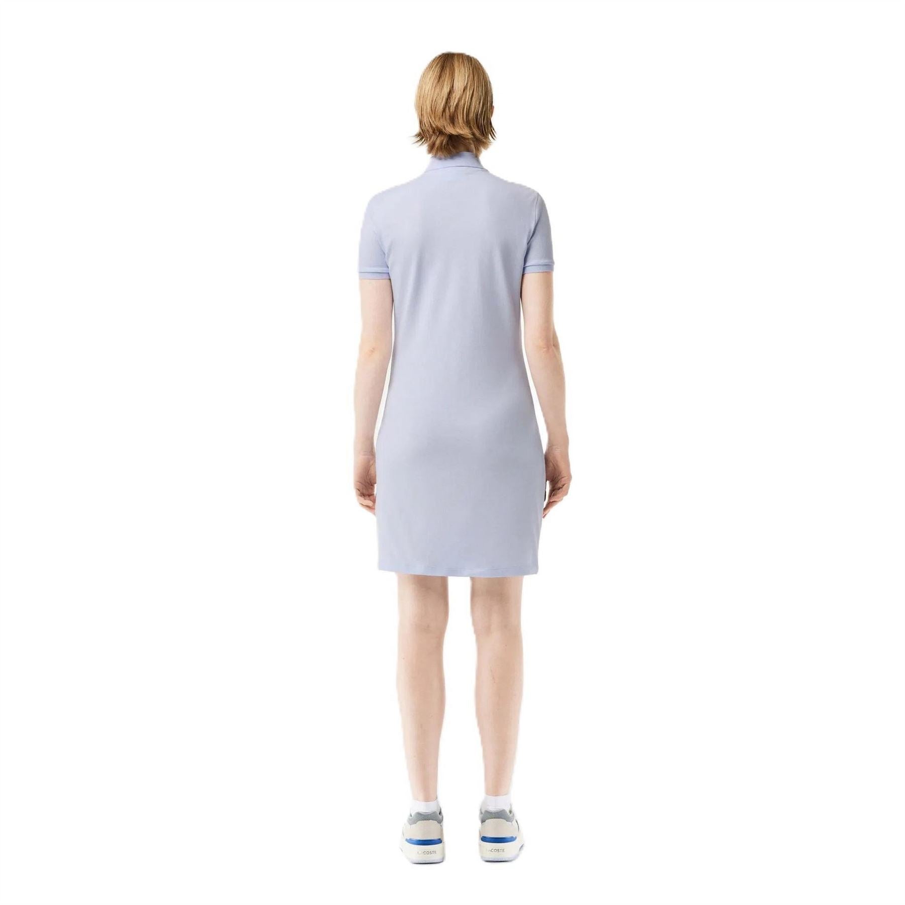 Lacoste Ef5473 Collared Neck Knee Length T-Shirt Dress
