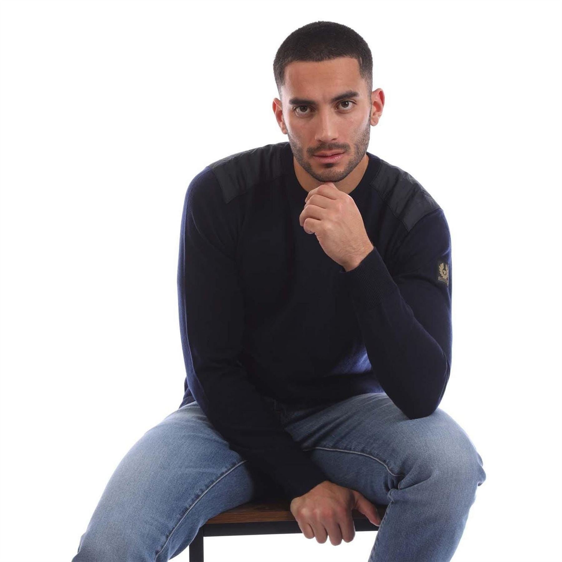 Belstaff Crew Neck Kerrigan Jumper