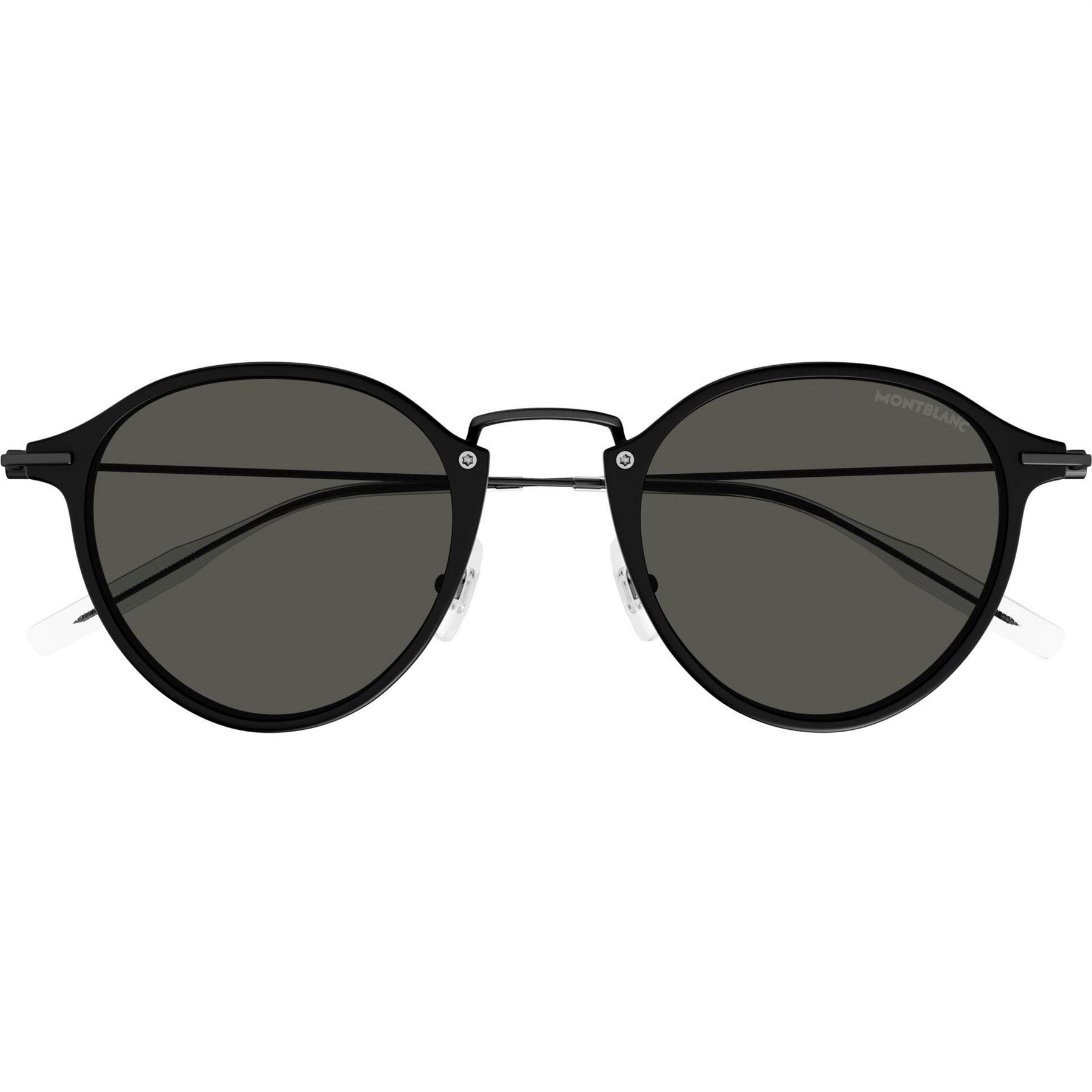Montblanc 005 Round Double Bridge Full Rim Sunglasses