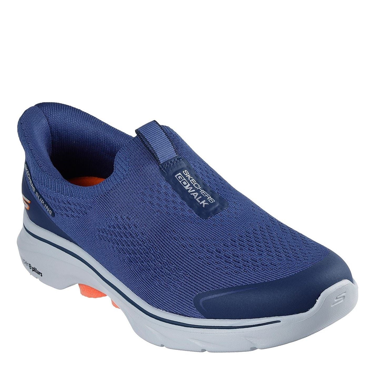 Skechers Mens Go Walk 7   Easy On Evolution Slip Runners