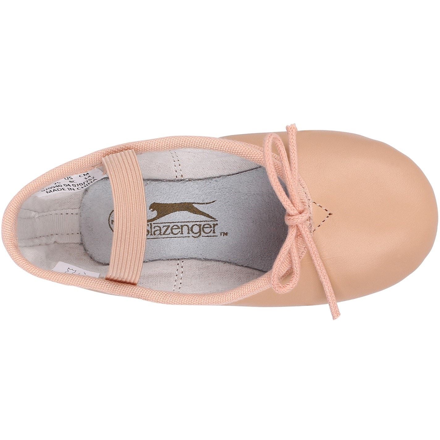 Slazenger Full Sole Leather Ballet Shoe Infant