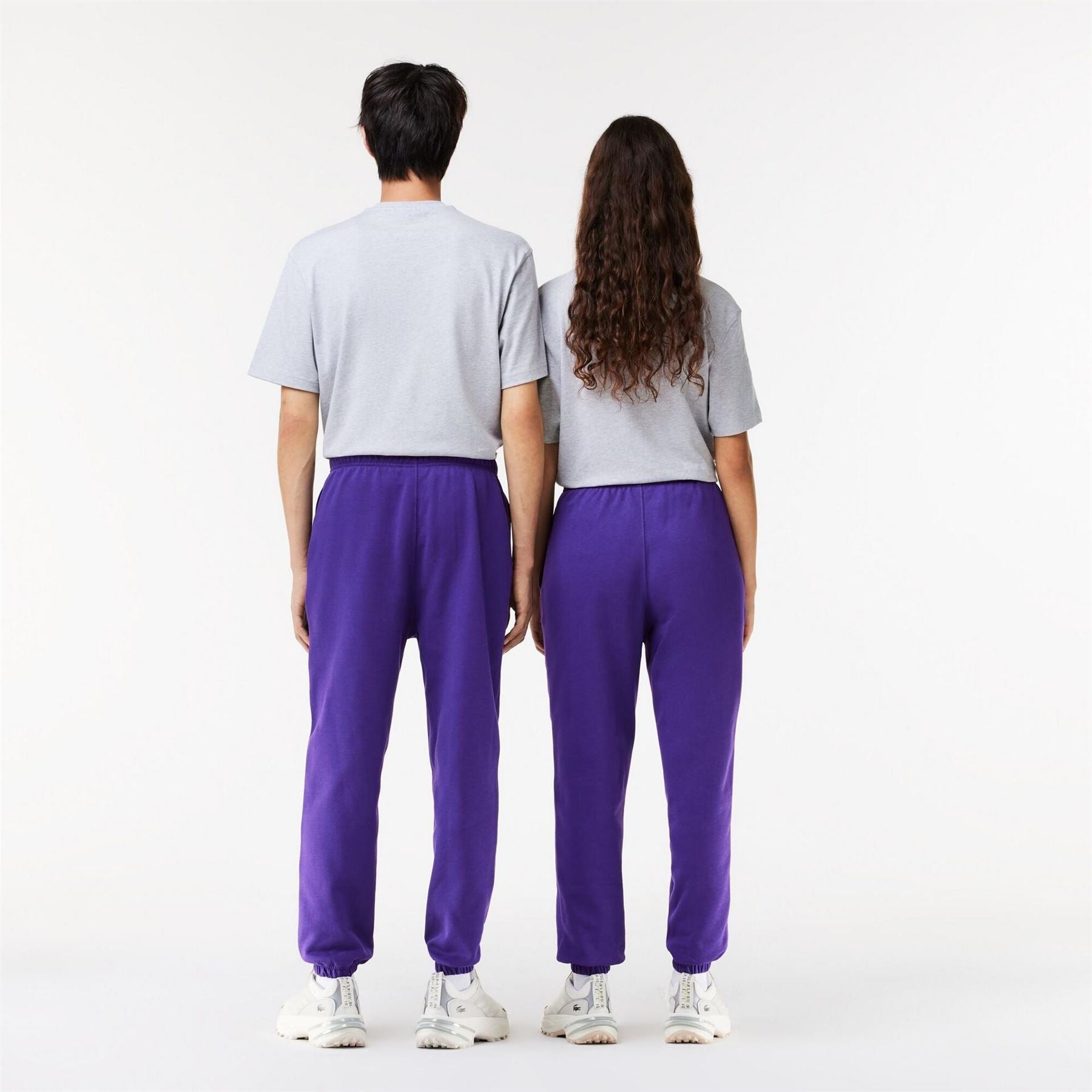Lacoste Iconic Print Closed Hem Fleece Joggers