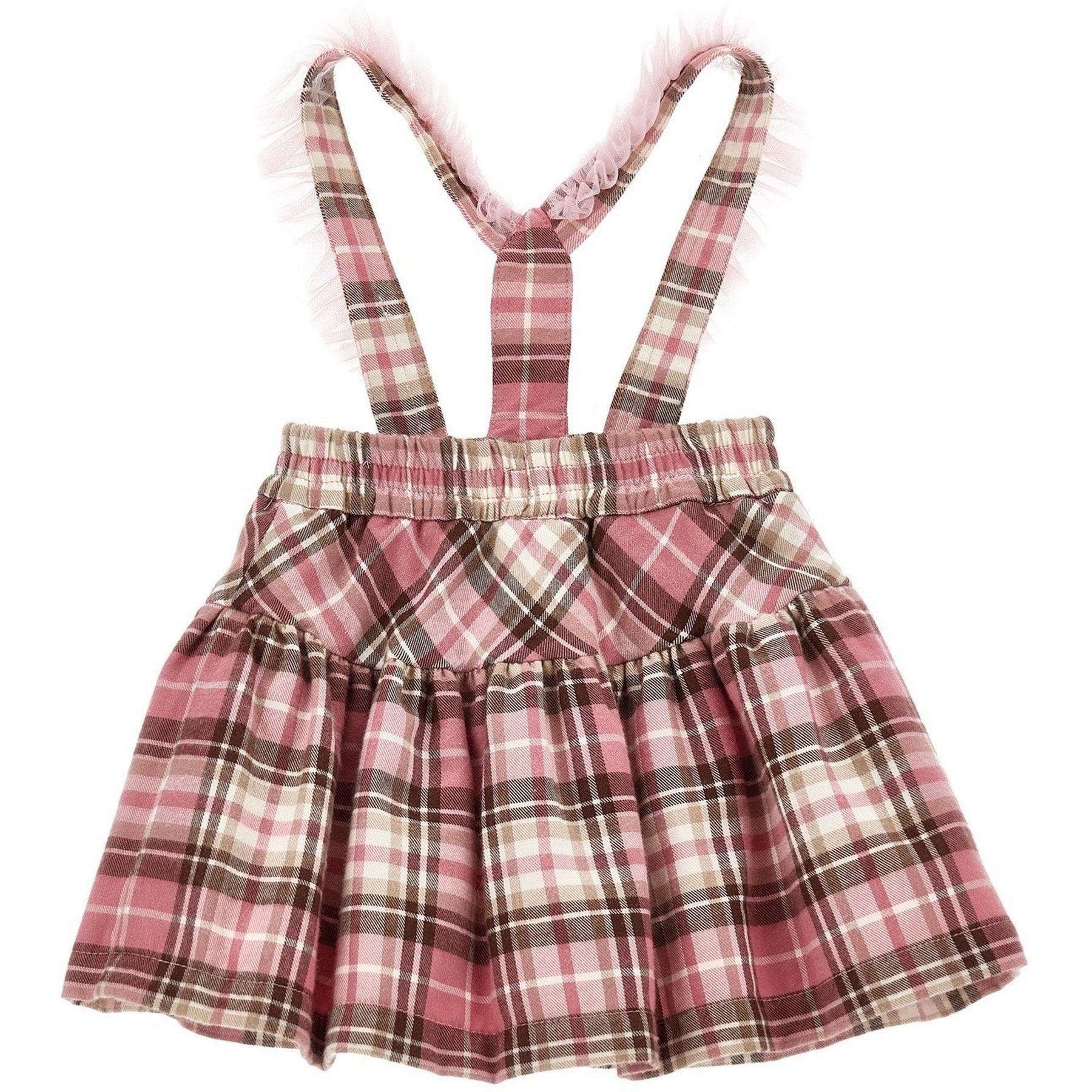 Monnalisa Monlisa Check Jersey Skirt