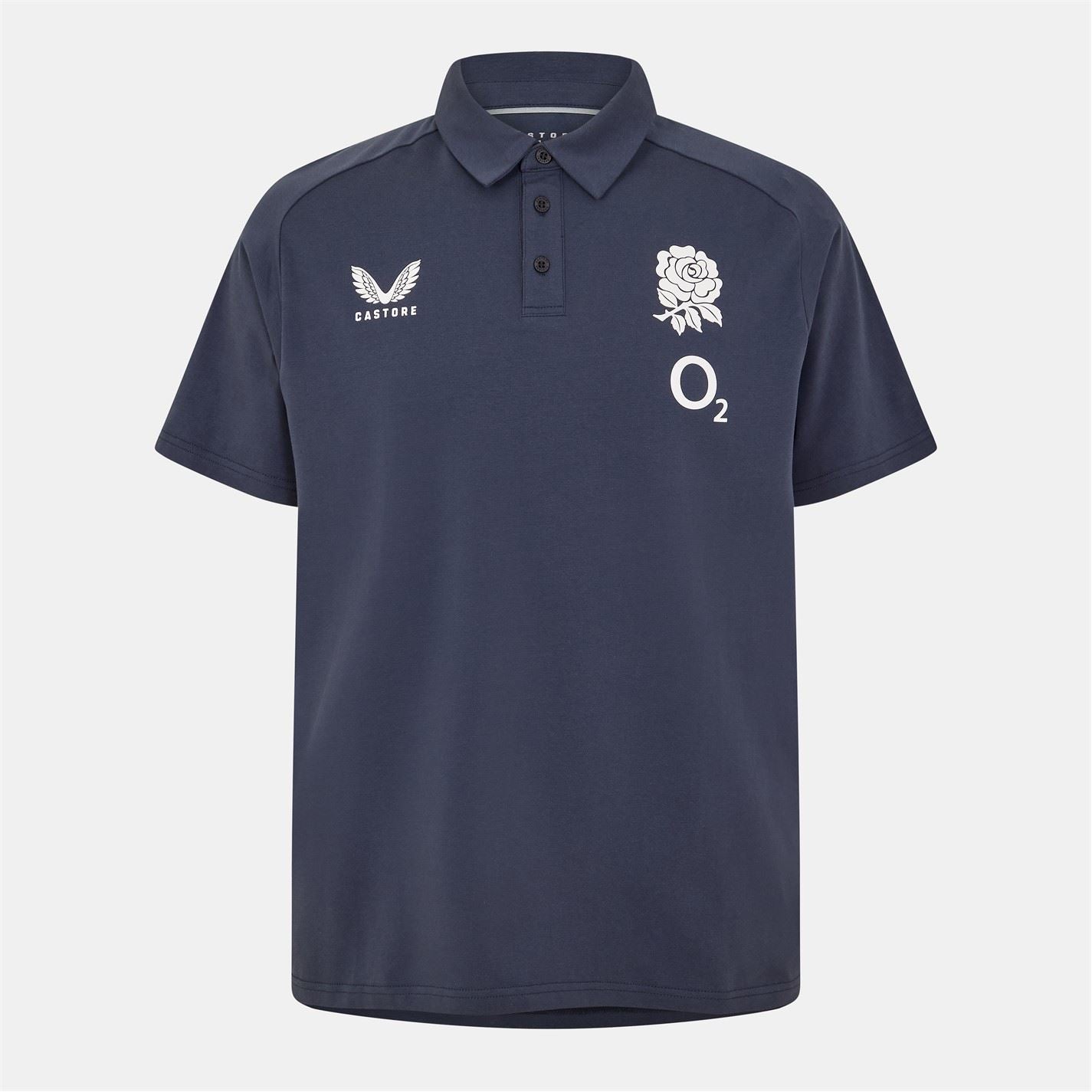 Castore England Travel Polo Shirt 2025 Adults