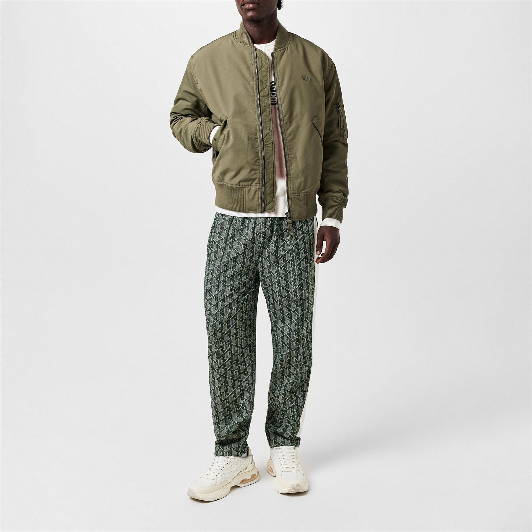 Lacoste Geometric Patterned Regular Fit Track Pants