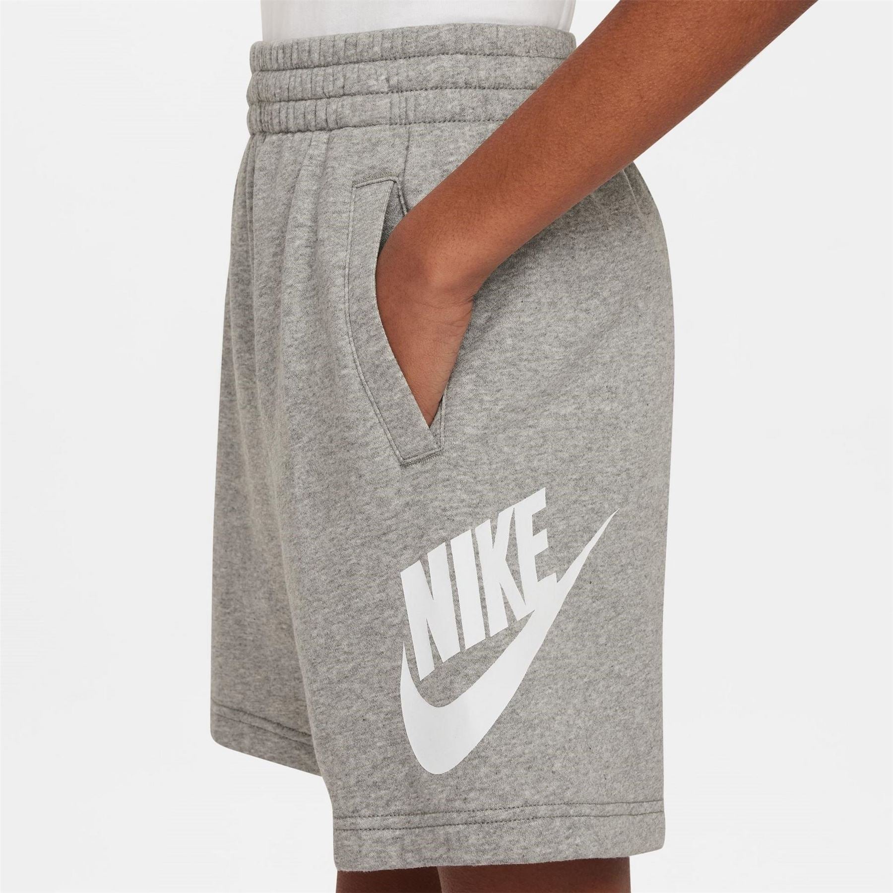Nike Hybrid Bold Logo Sweat Shorts with Elasticated Waistband