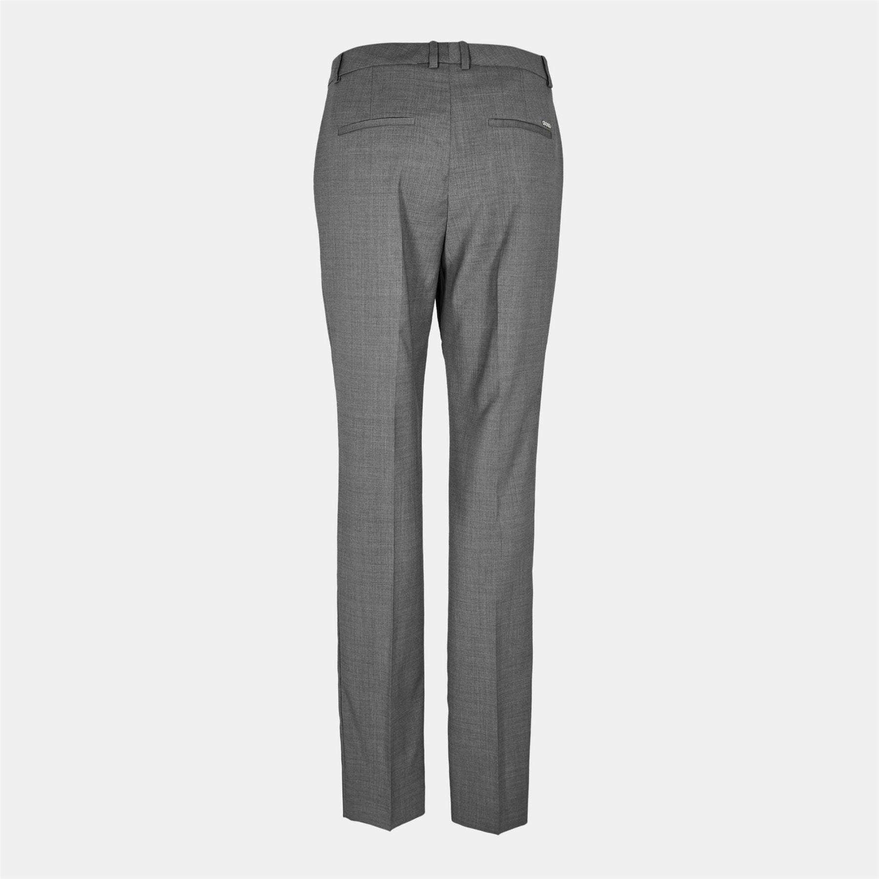 Boss Tameah Solid Patterned Slim Cut Trousers