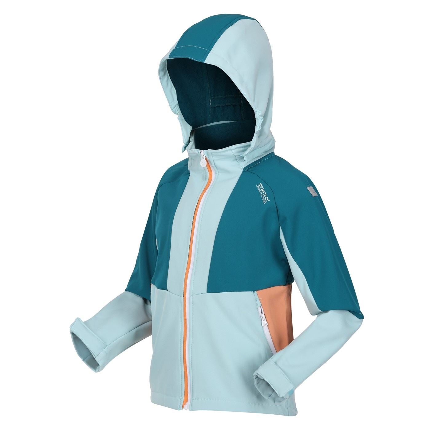 Regatta Haydenbury Hooded Softshell Color Block Jacket