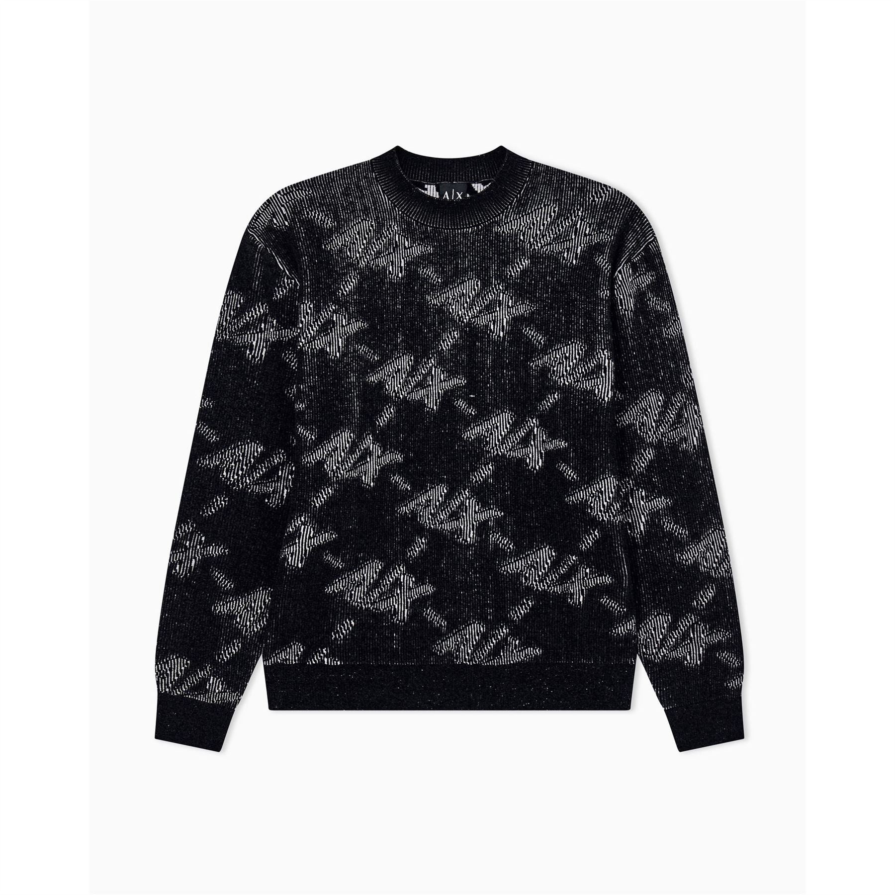 Armani Exchange Crew Neck Long Sleeve Regular Fit Sweater