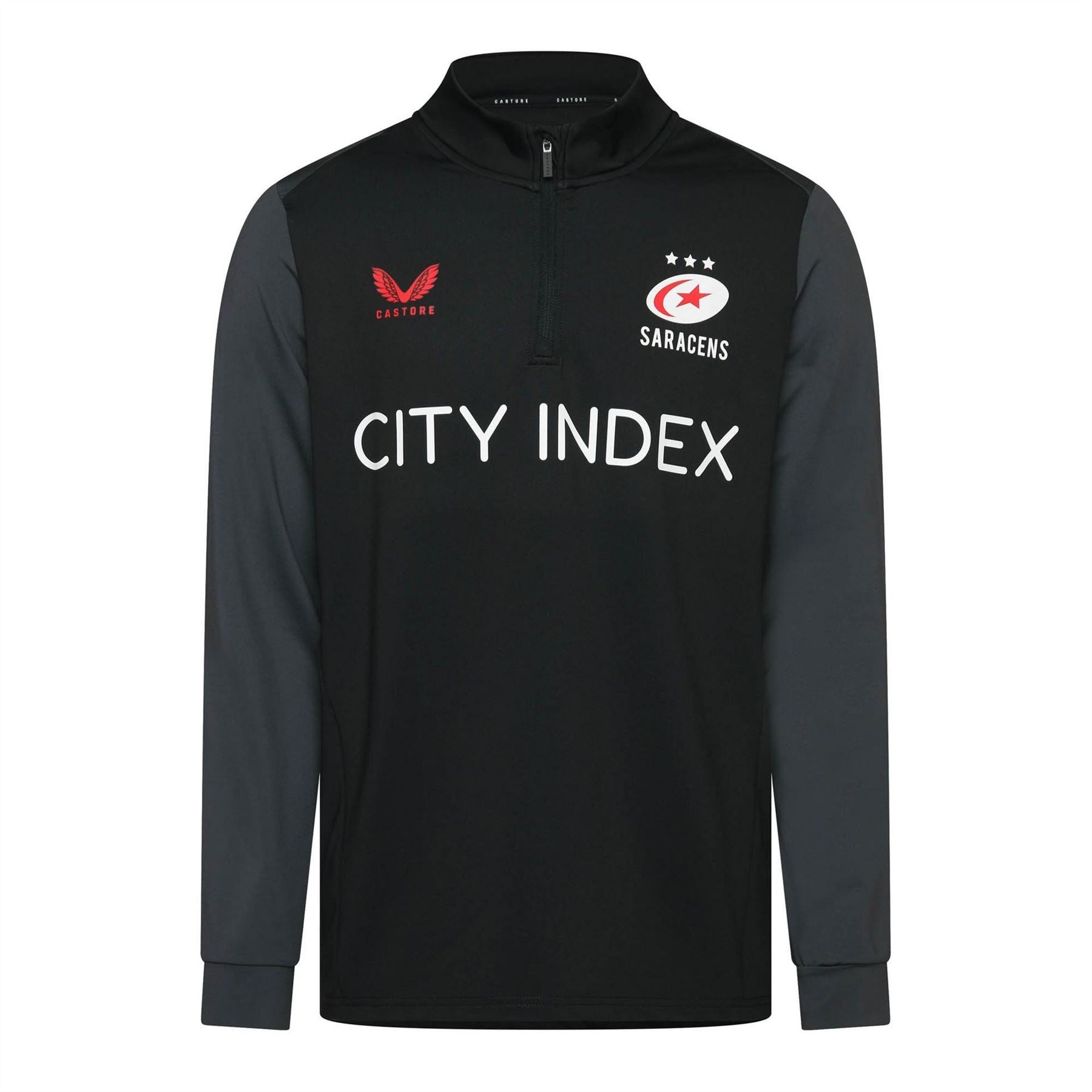 Castore Csatore Saracens Quarter Zip Fleece 2025 2026