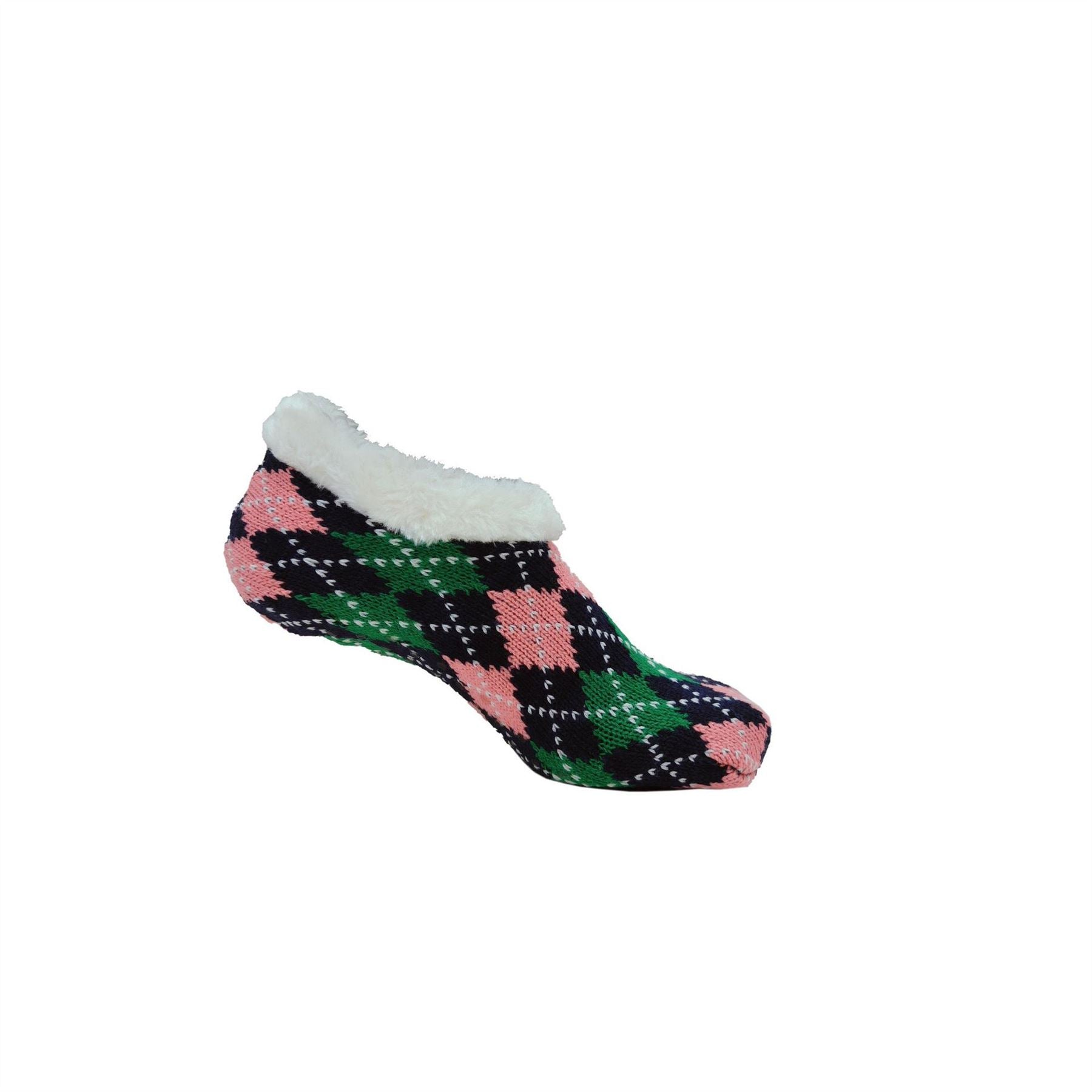 Miso Christmas Jacquard Machine Washable Slipper Socks