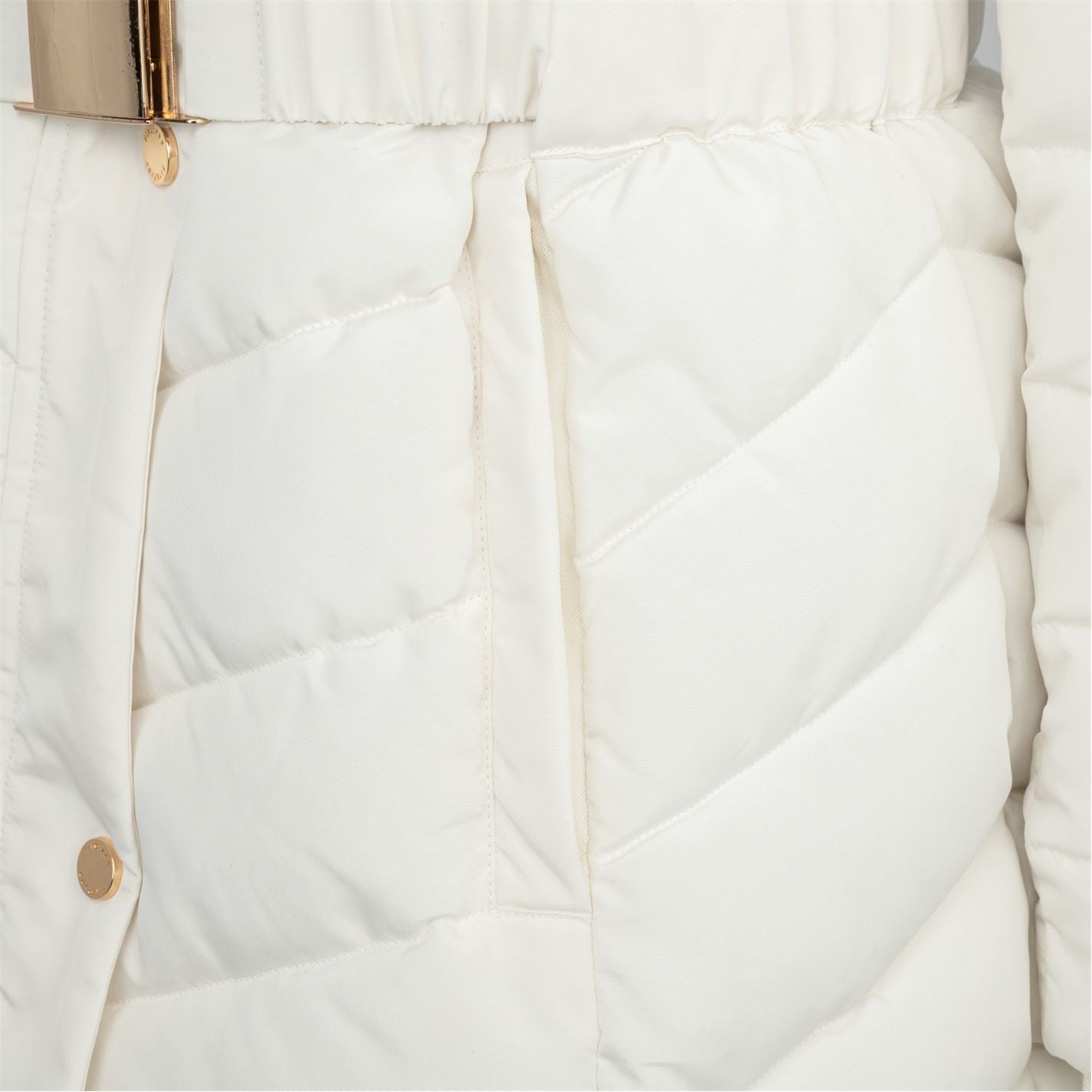 Firetrap Waterproof Long Sleeve Mid Length Puffer Jacket