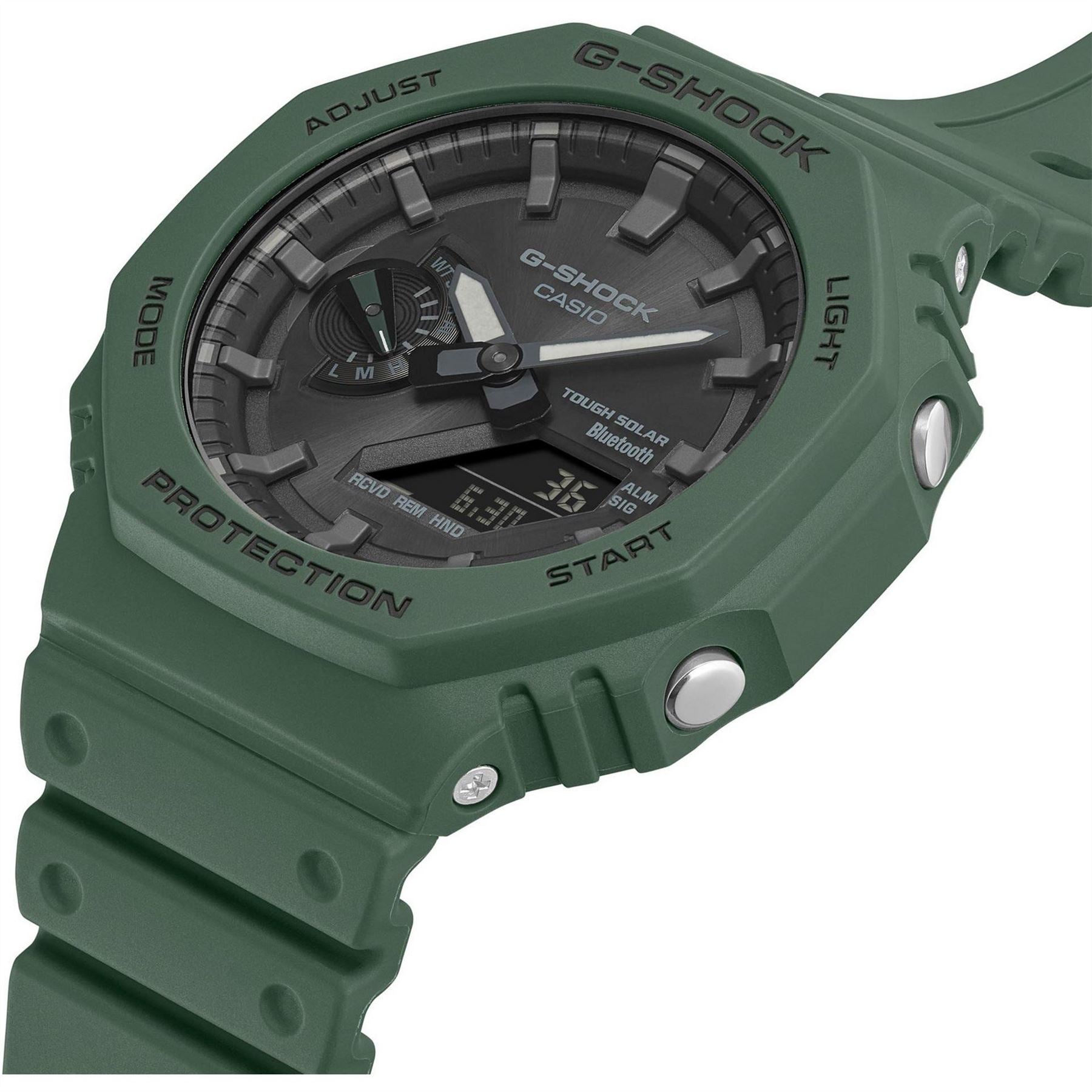 G Shock Ga B2100 Bluetooth Solar Resistant Green Digital Watch