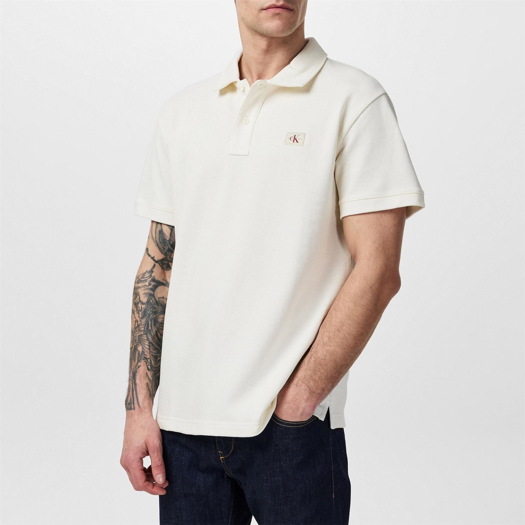 Calvin Klein Jeans Regular Fit Short Sleeve Polo Shirt