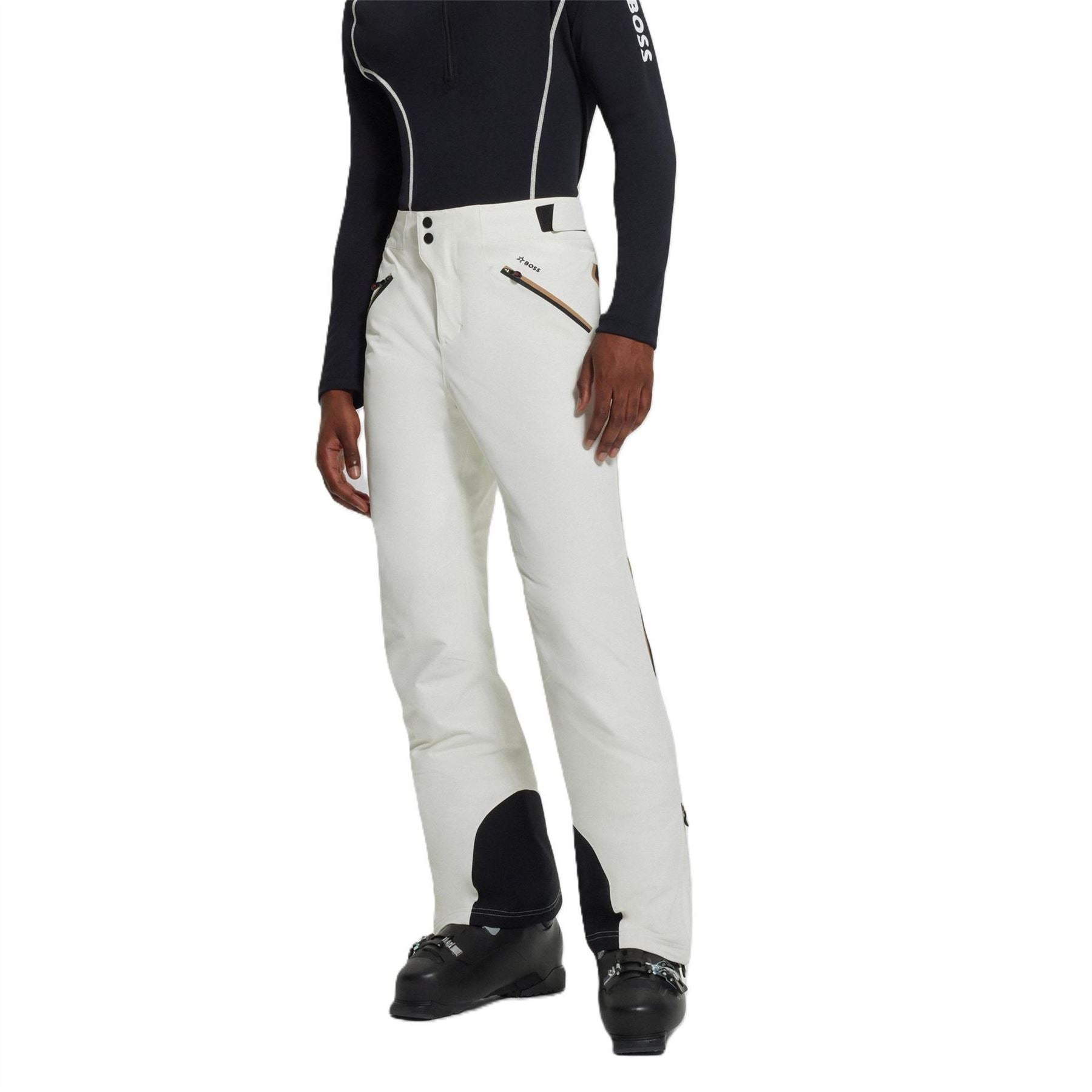 Boss Solid Patterned Regular Fit Ski Salopette