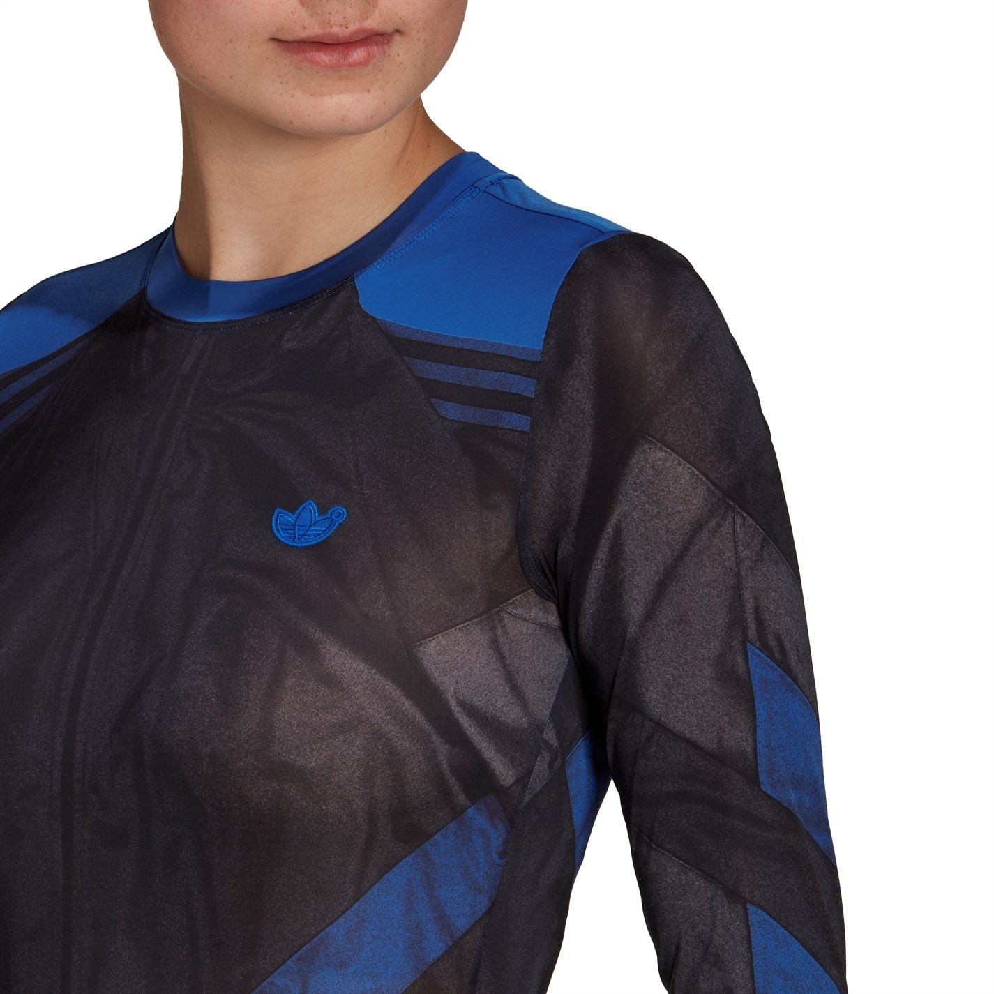 adidas Originals Regular Fit Crew Neck Long Sleeve T-Shirt