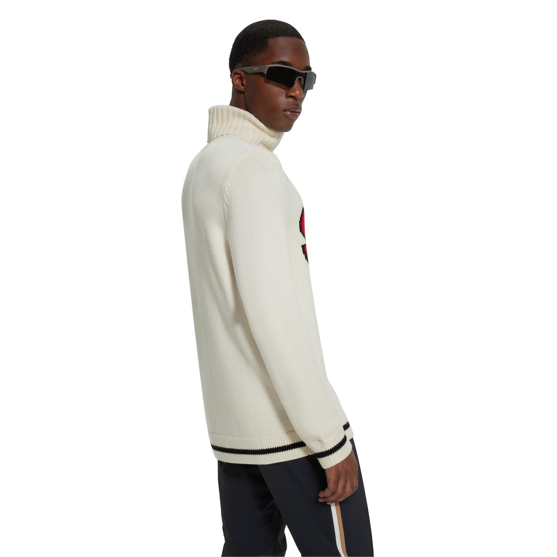 Boss Turtle Neck Long Sleeve Regular Fit Sweater