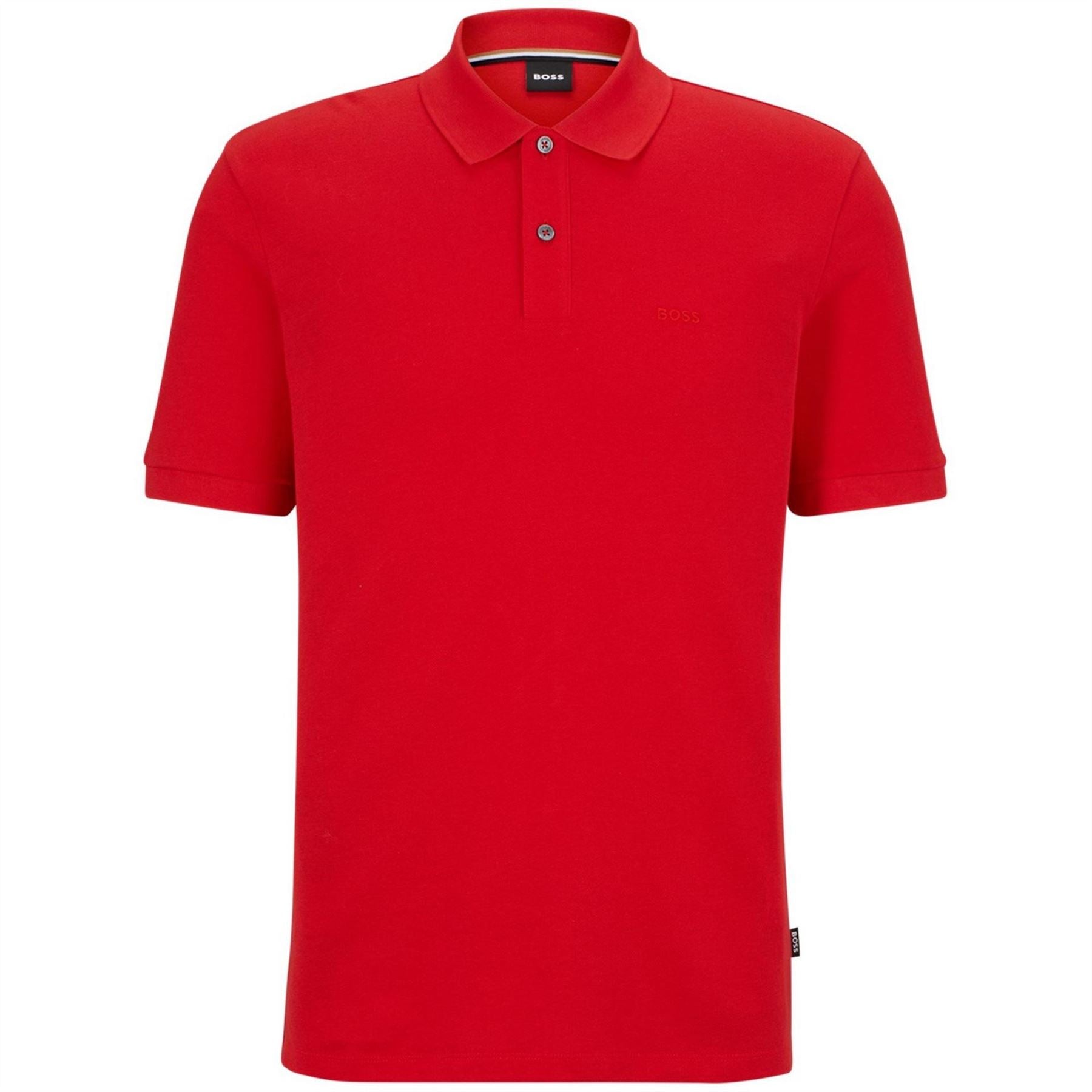 Boss BOSS BLACK Pallas Polo Iconic Logo Embroidered Shirt