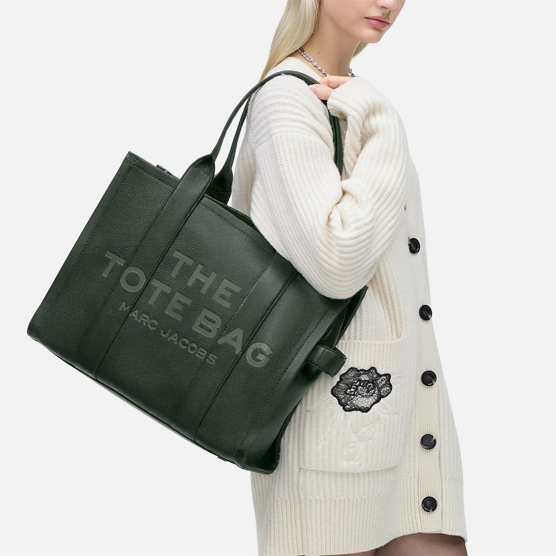 Marc Jacobs Large Leather Tote Bag