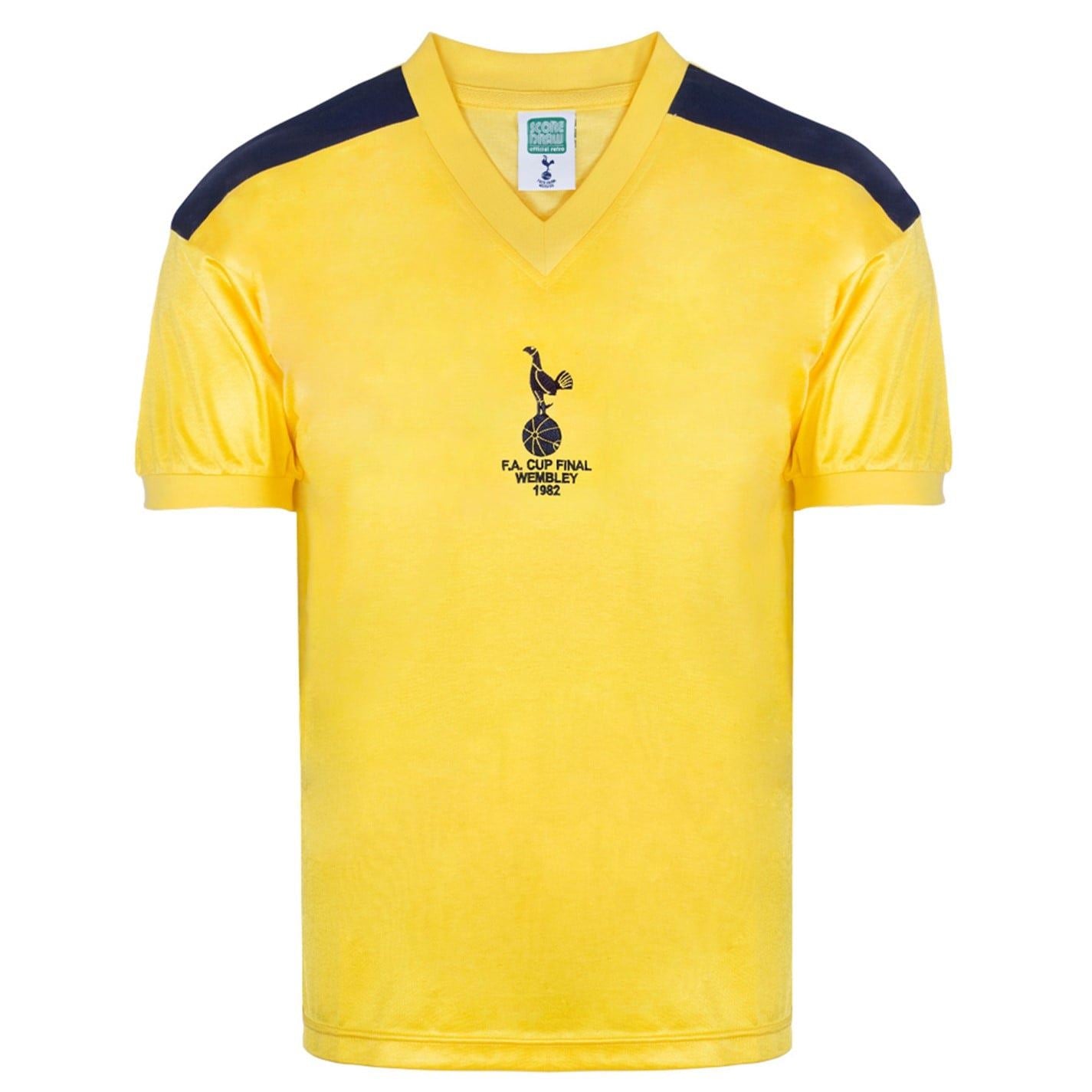 Score Draw Mens Tottenham Hotspur Retro Away Shirt 1982