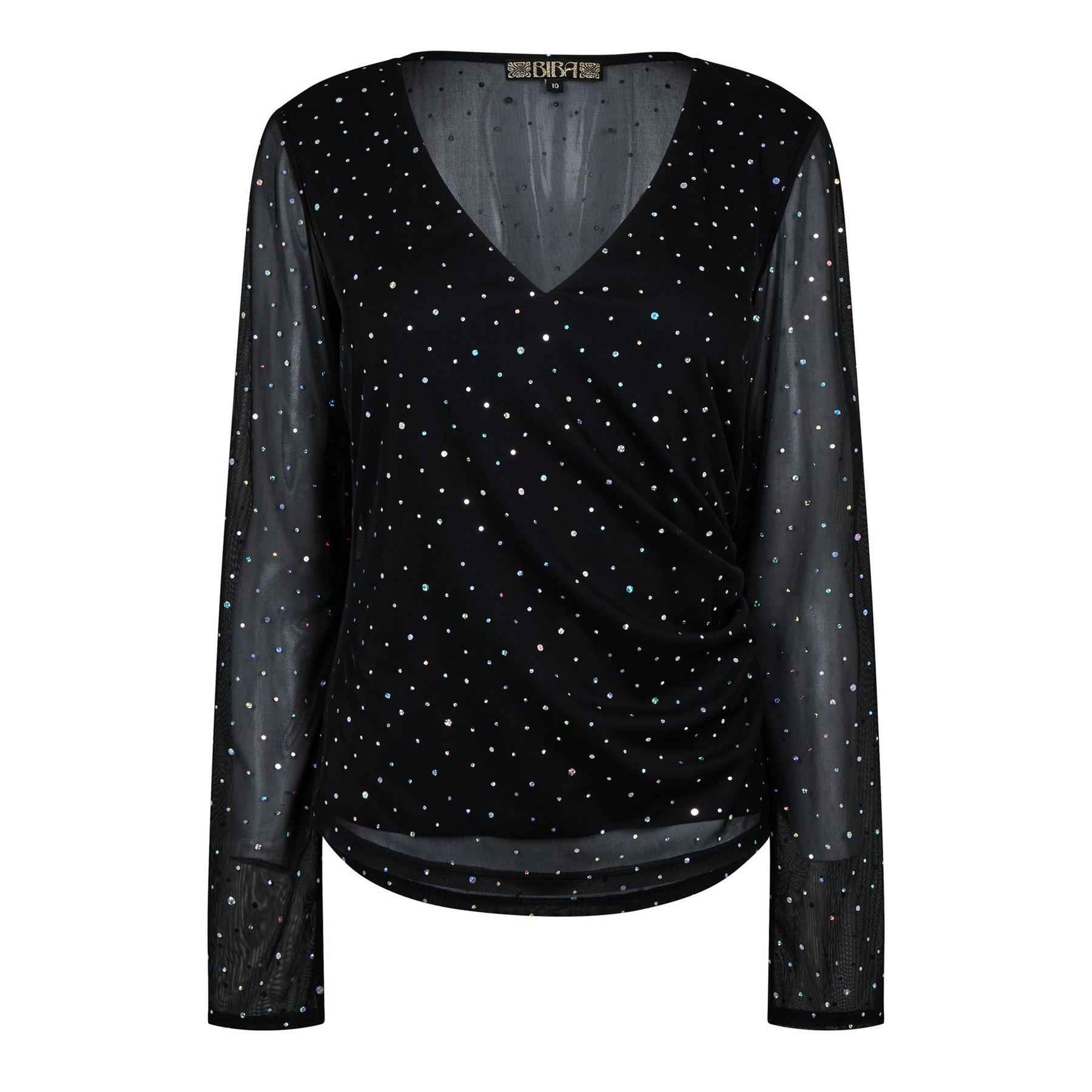Biba Sequin Mesh Top