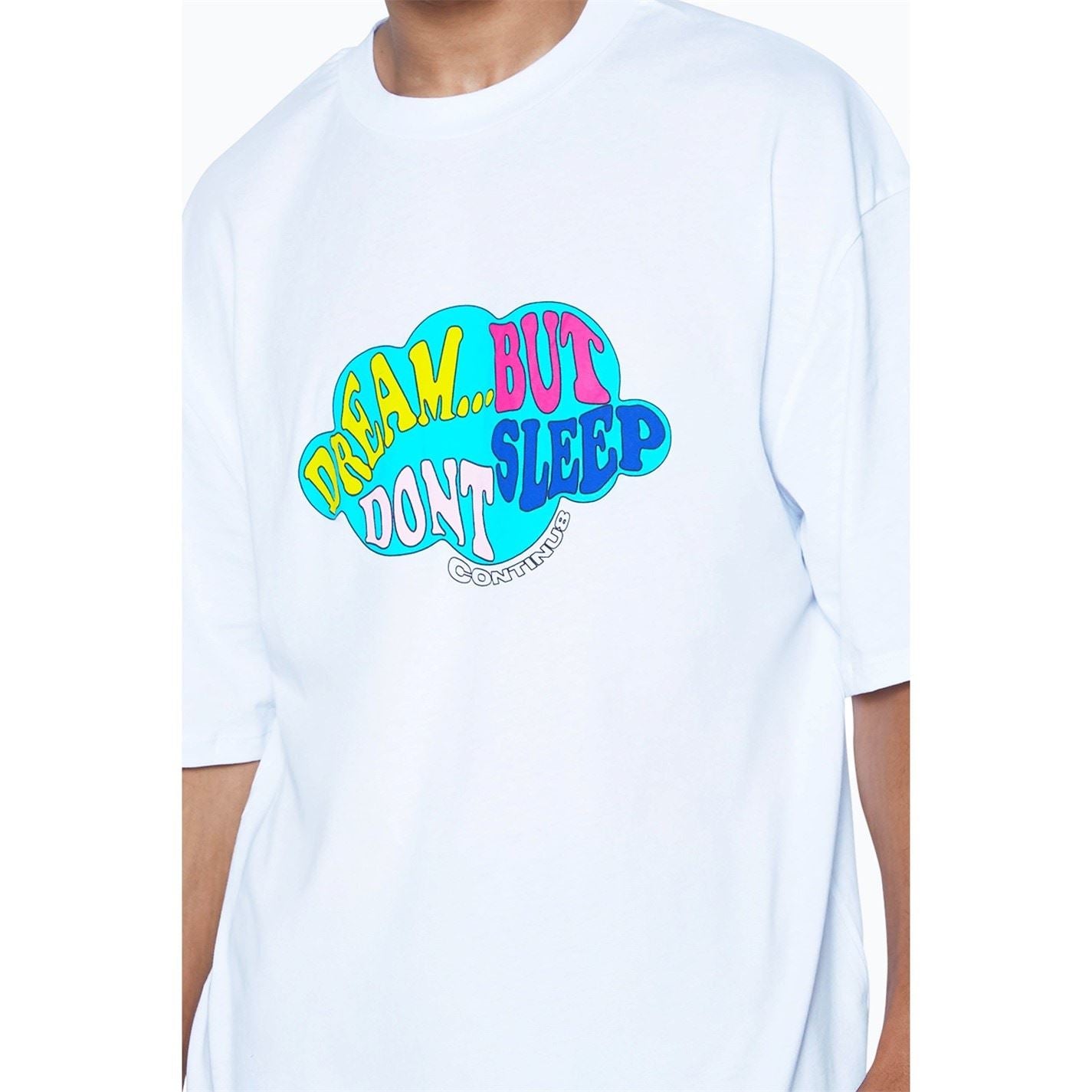 Hype Regular Fit Lettering Crew Neck T-Shirt