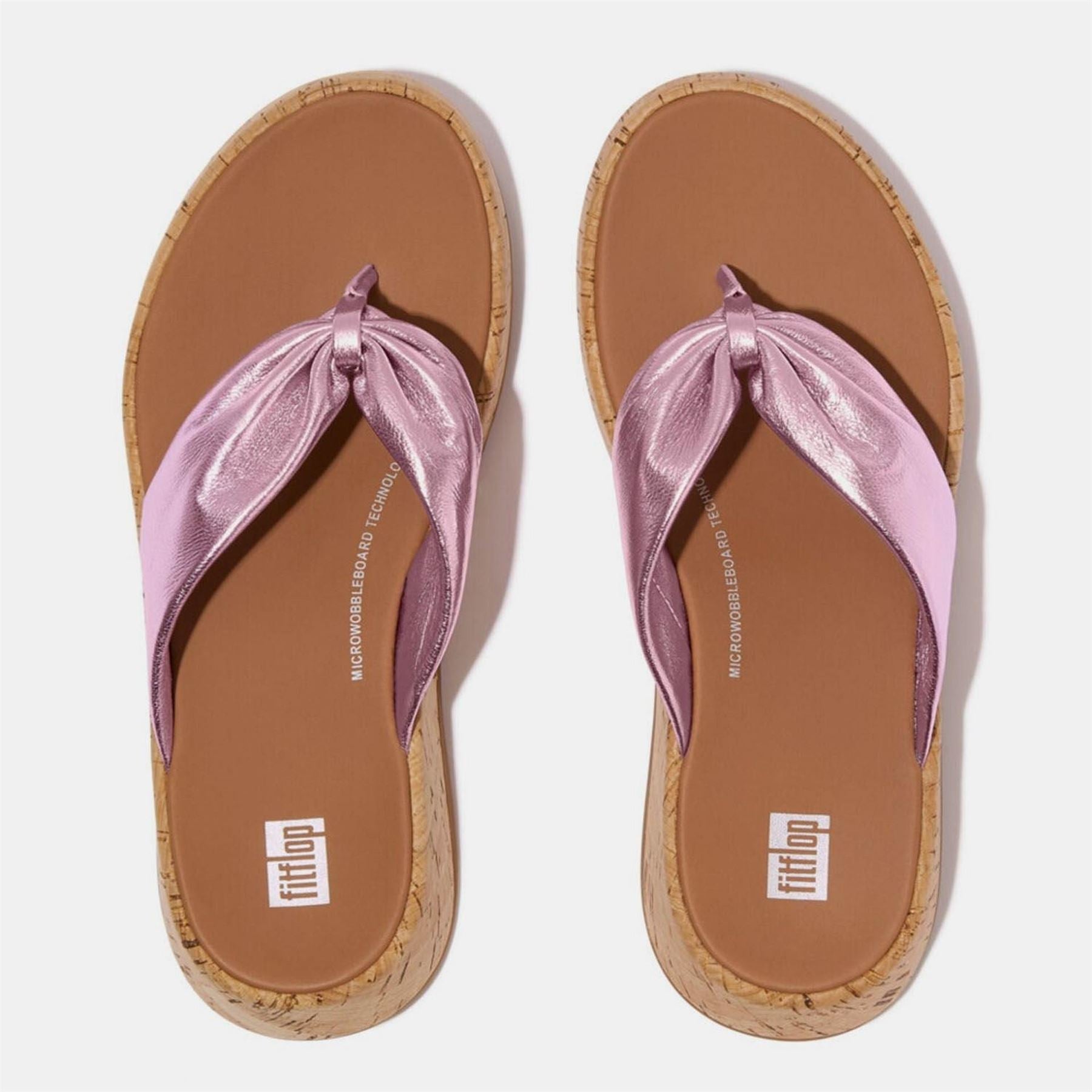Fitflop Mode Flatform Toe Thong Flip Flops