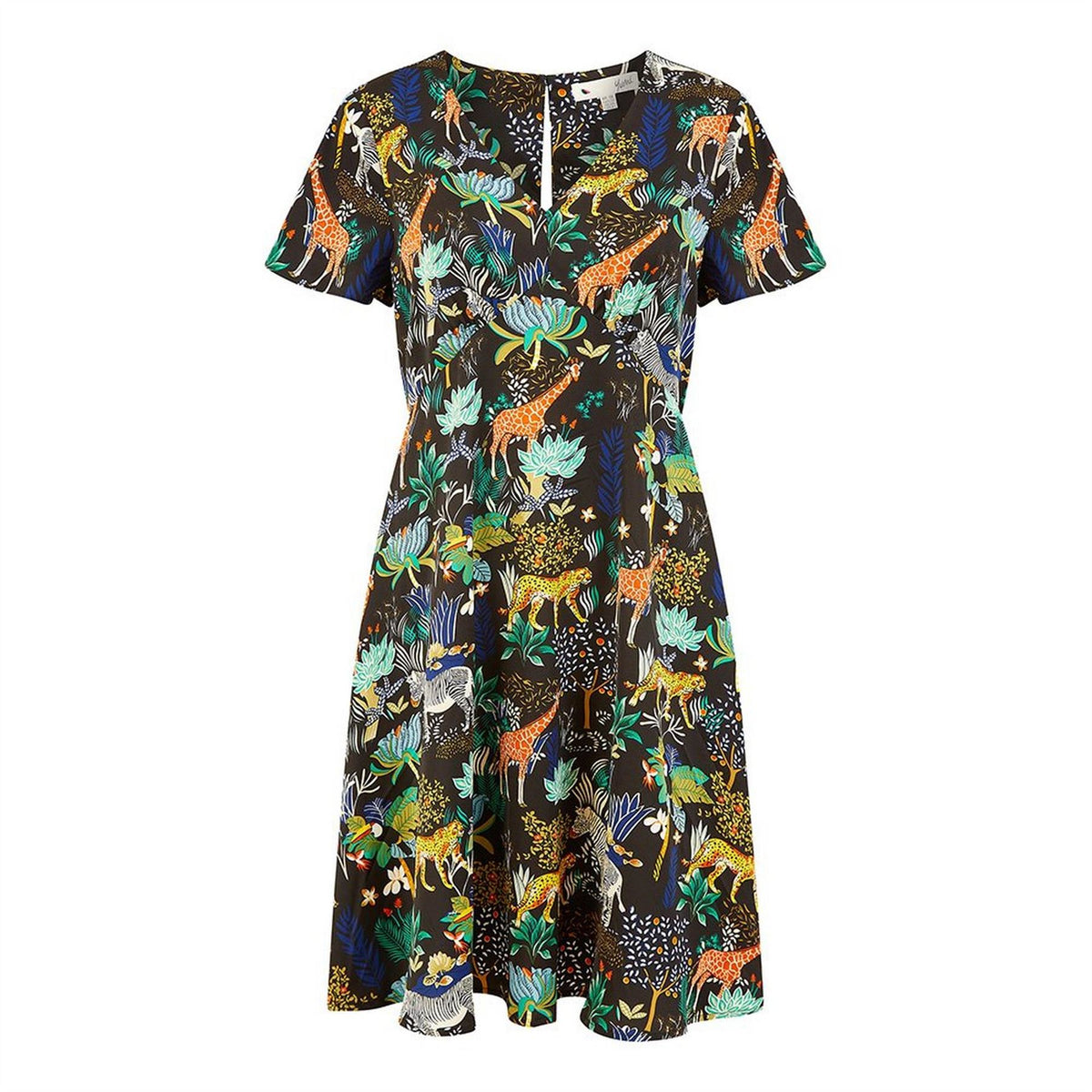 Yumi Jungle Print Skater Dress