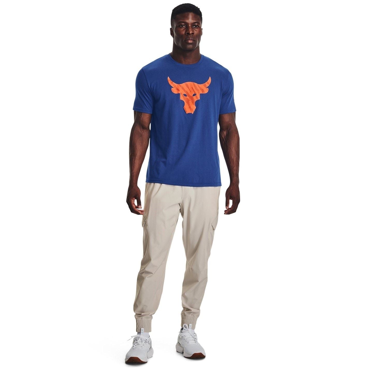 Under Armour Mens Armour Ua Pjt Rock Brahma Bull Ss T-Shirt
