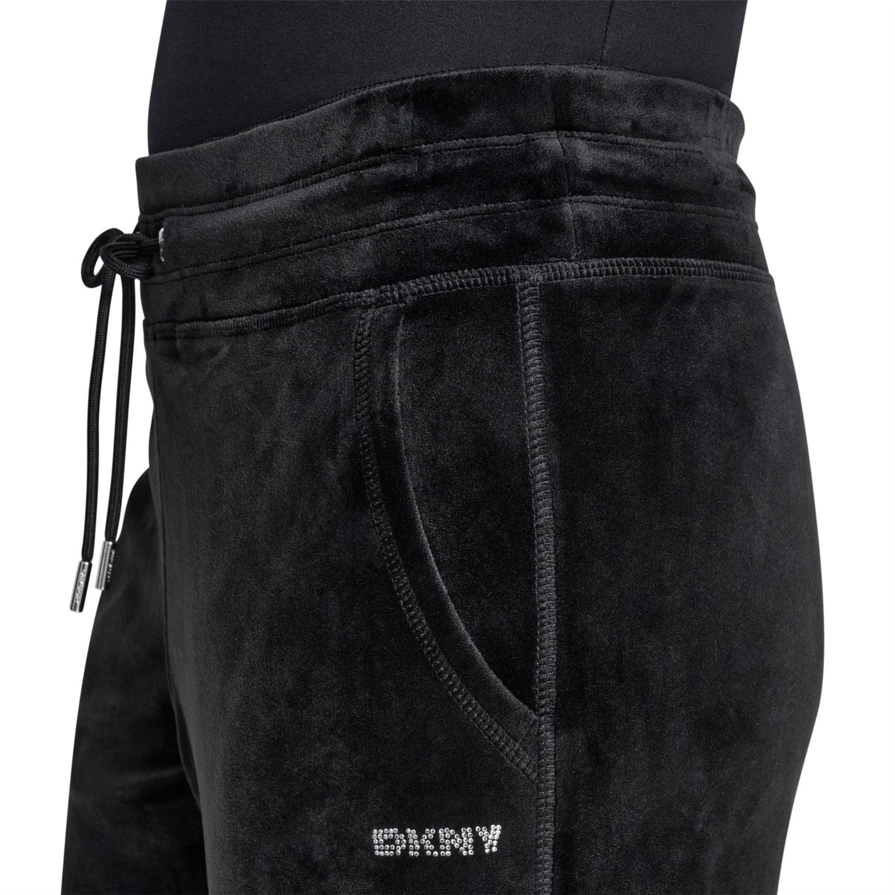 DKNY Sport Velour Open Hem Fleece Joggers