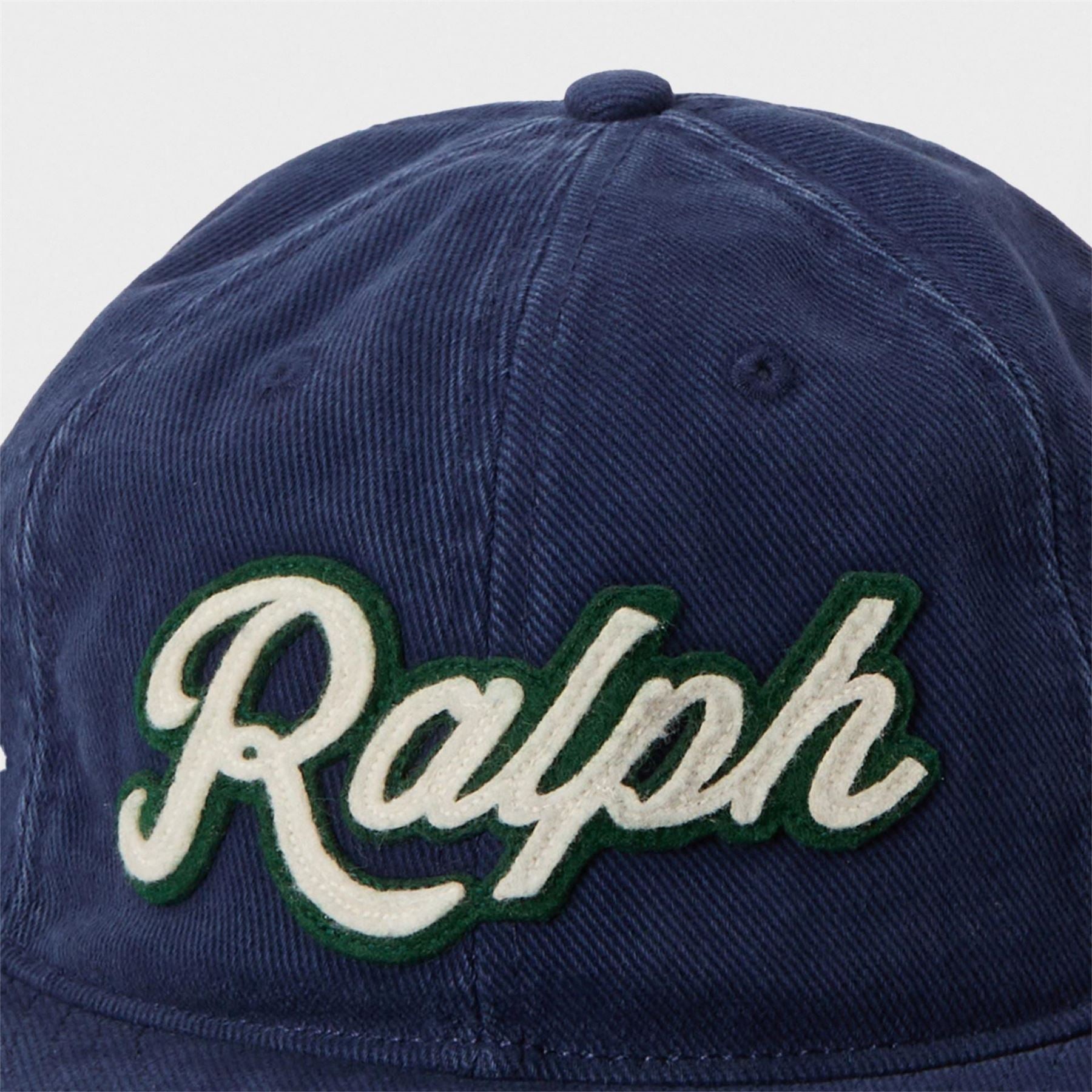 Polo Ralph Lauren Felt Patch Logo Lettering Baseball Cap