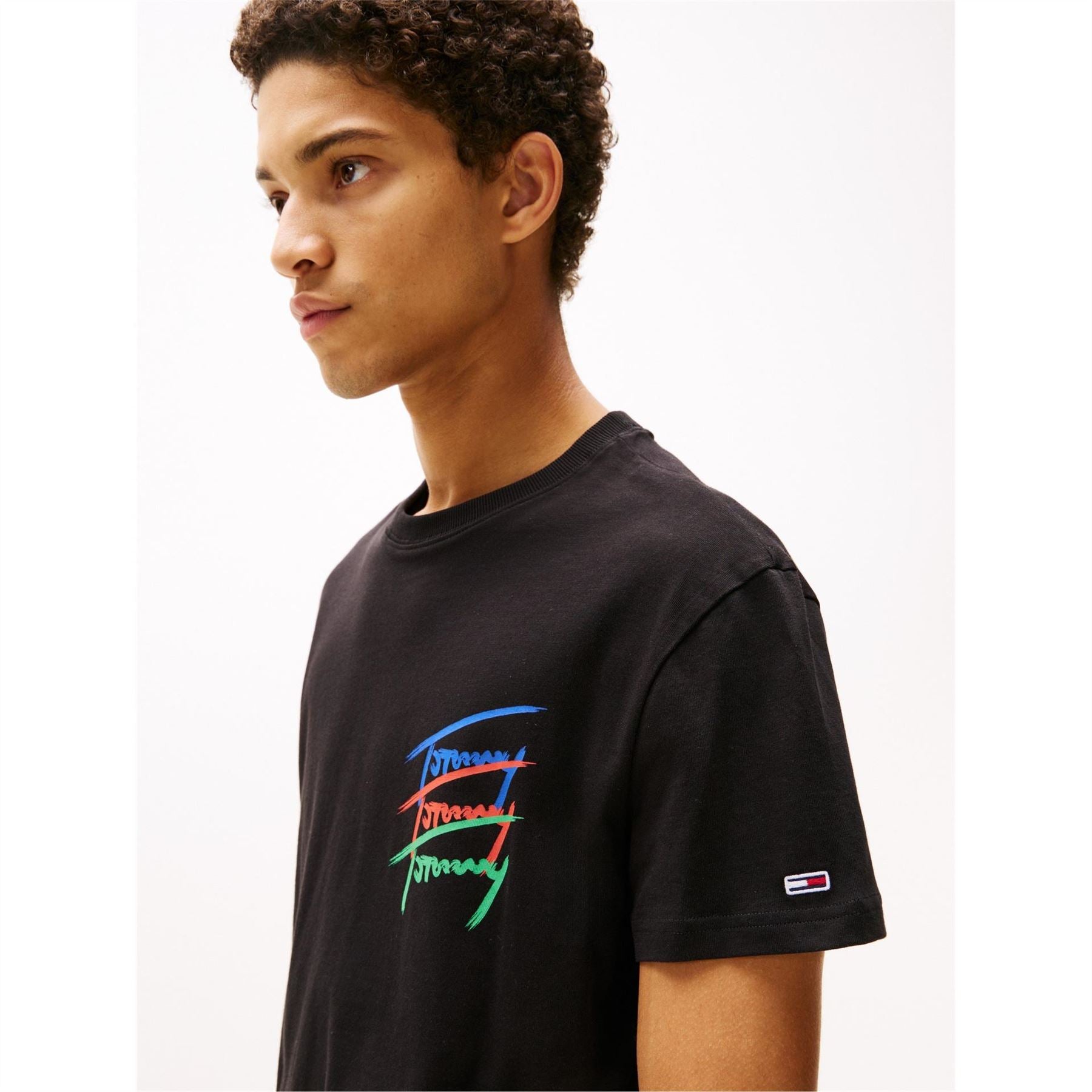 Tommy Jeans Tjm Twisted Signature Regular Fit T-Shirt