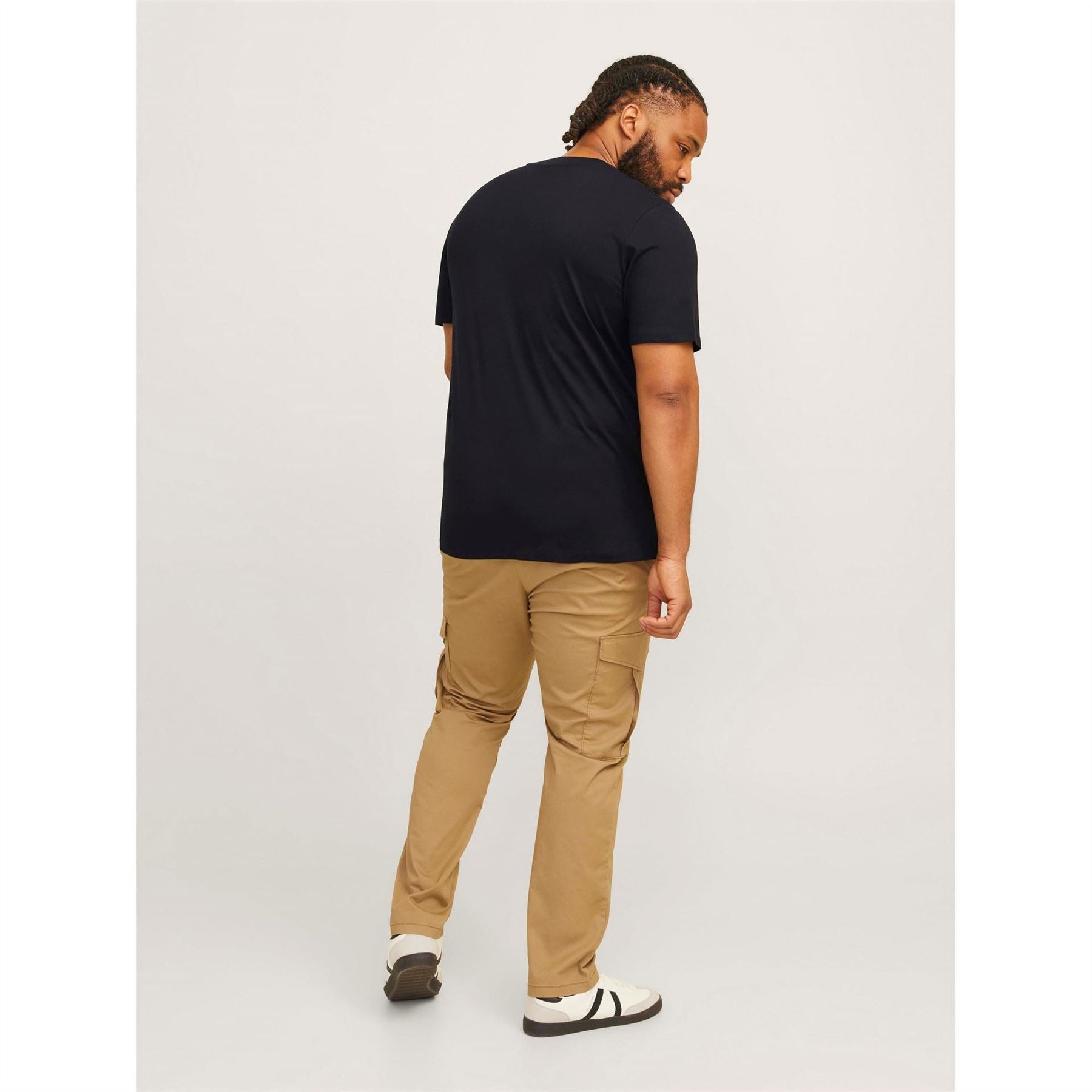 Jack and Jones Varsity Arch Lettering Crew Neck Short Sleeve T-Shirt