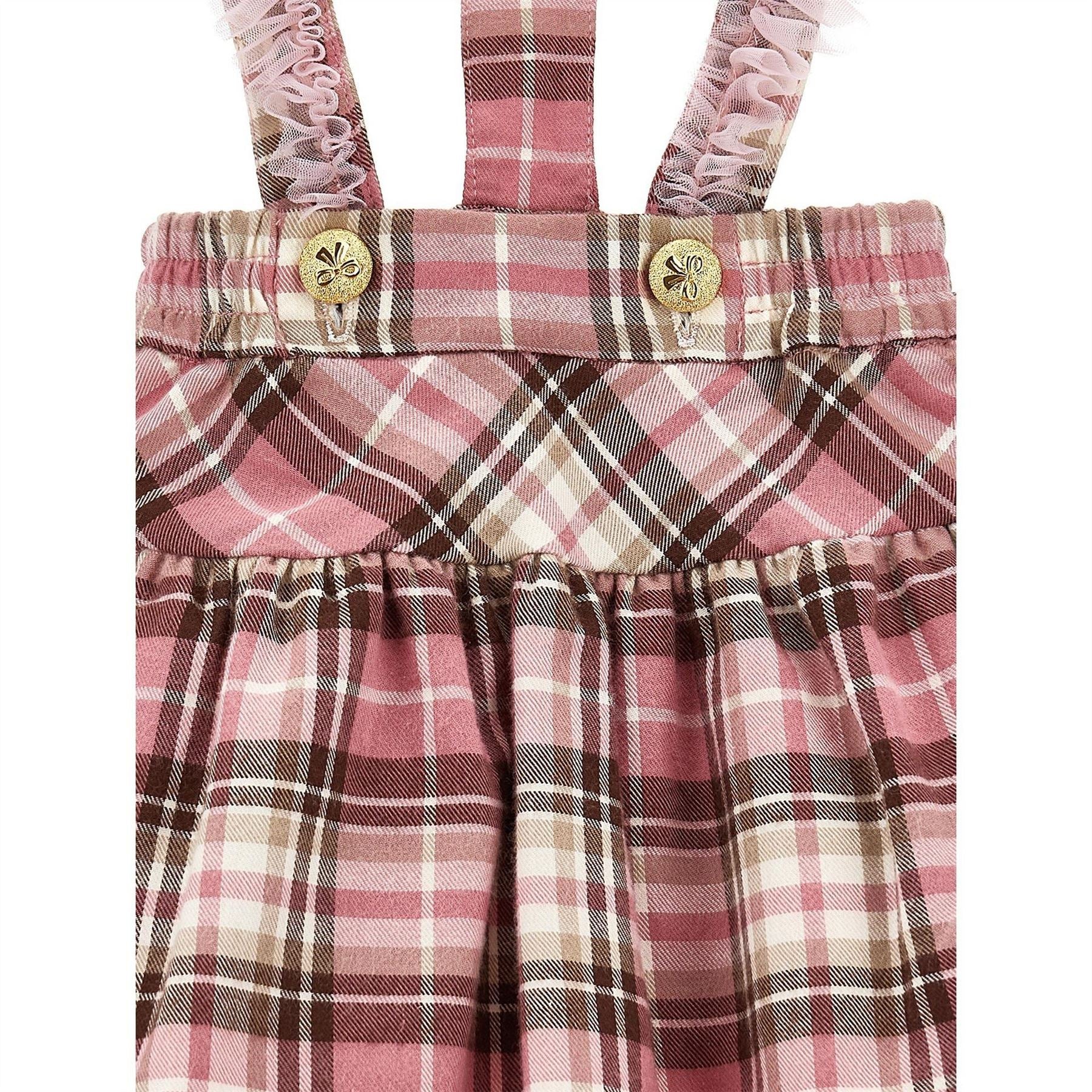 Monnalisa Monlisa Check Jersey Skirt