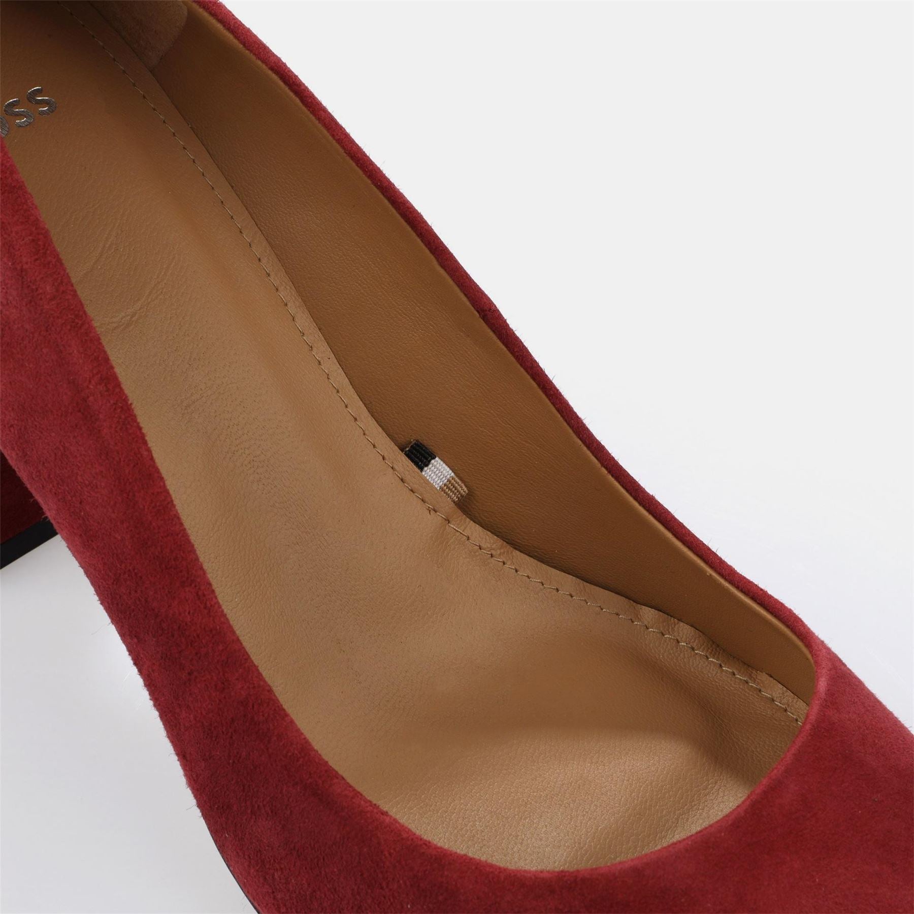 Boss High Heel Block Court Shoes