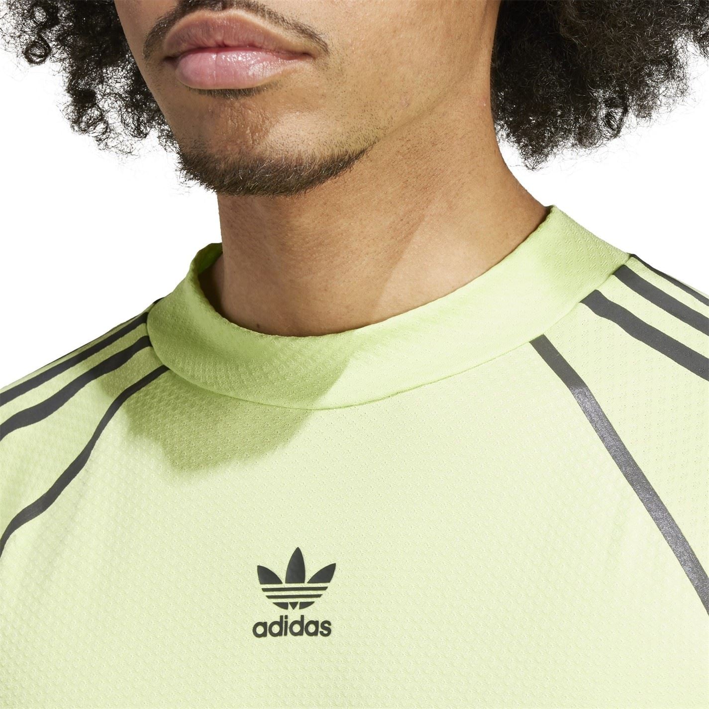 adidas Originals Compression Fit Raglan Sleeve Crew Neck T-Shirt